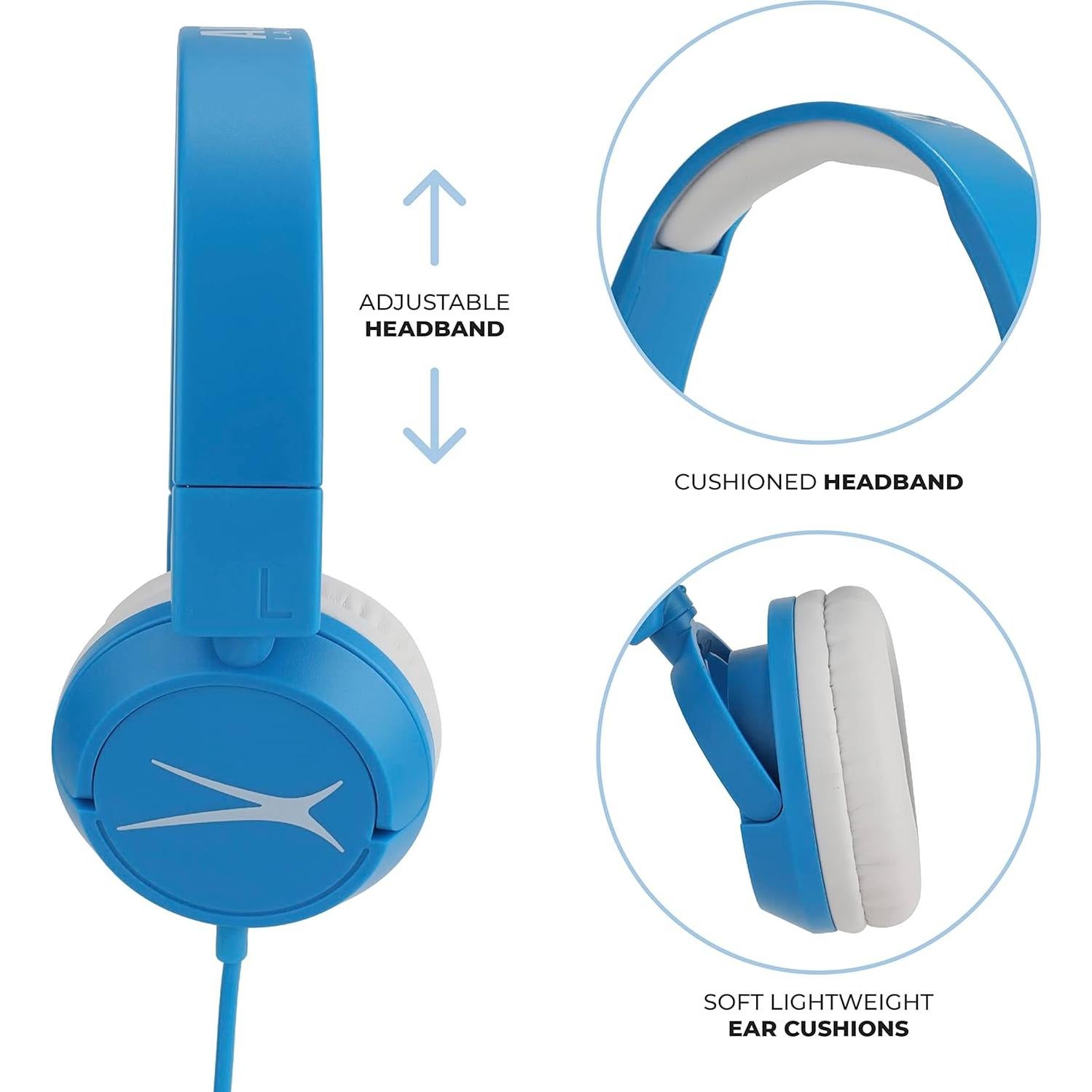 Auriculares Altec Lansing para Niños Azul - Limitador de Volumen 85dB