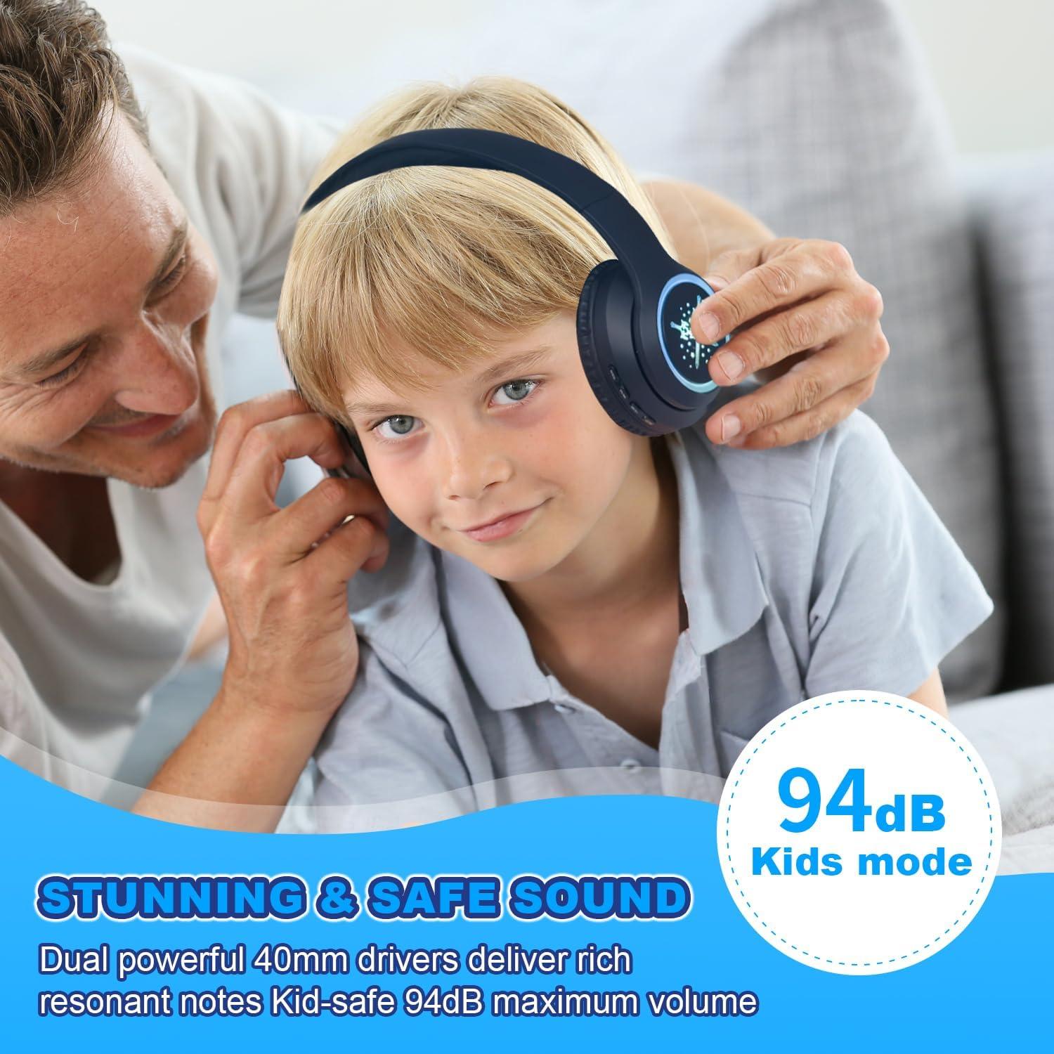Auriculares Inalámbricos Yusonic BS696 para Niños con LED