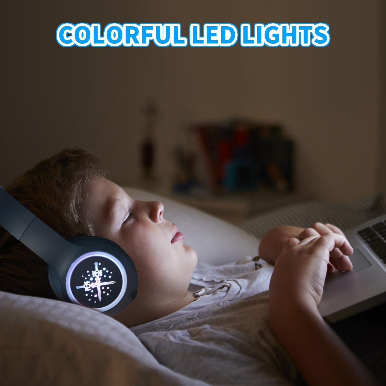 Auriculares Inalámbricos Yusonic BS696 para Niños con LED