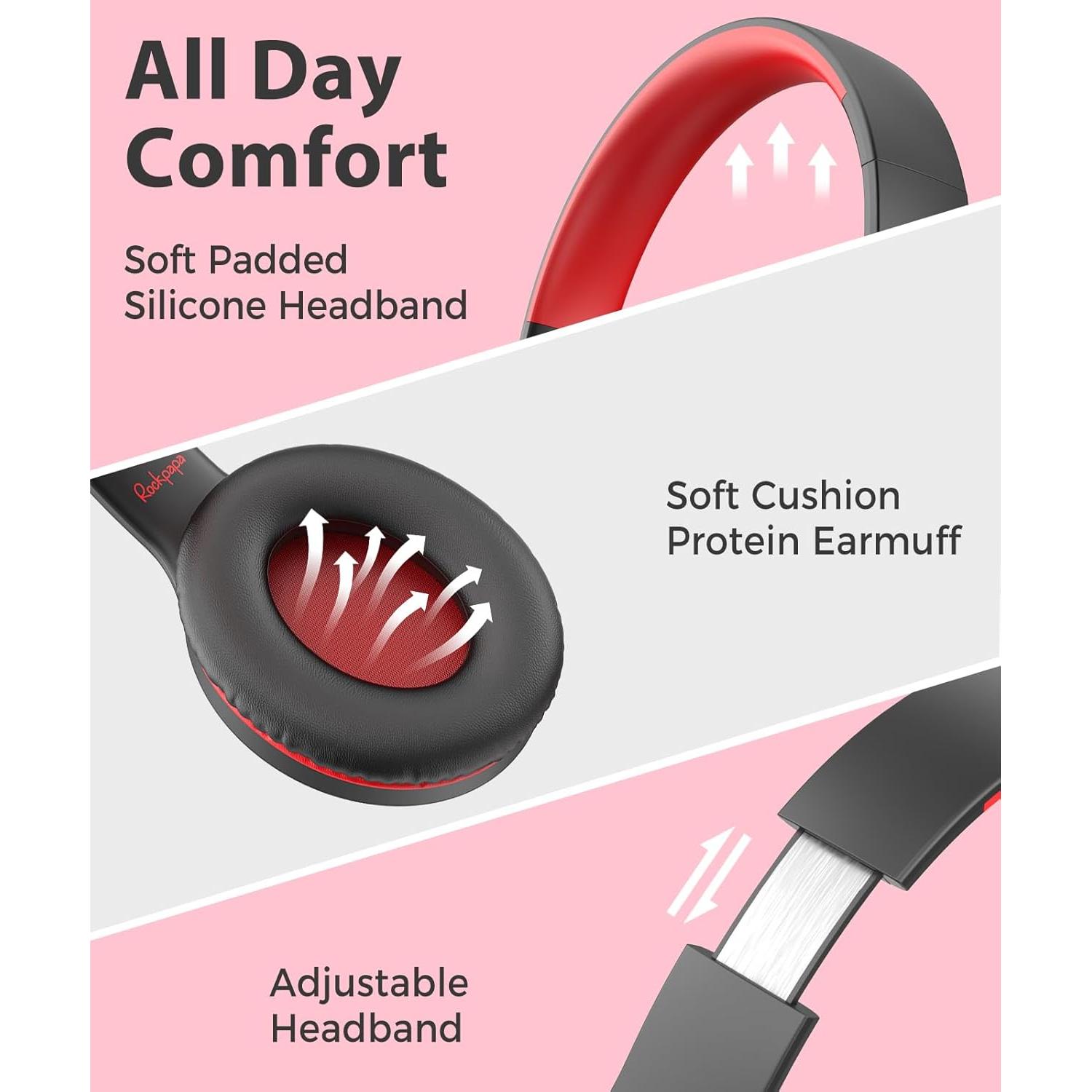 Auriculares Rockpapa C24 para Niños con Micrófono 3.5mm