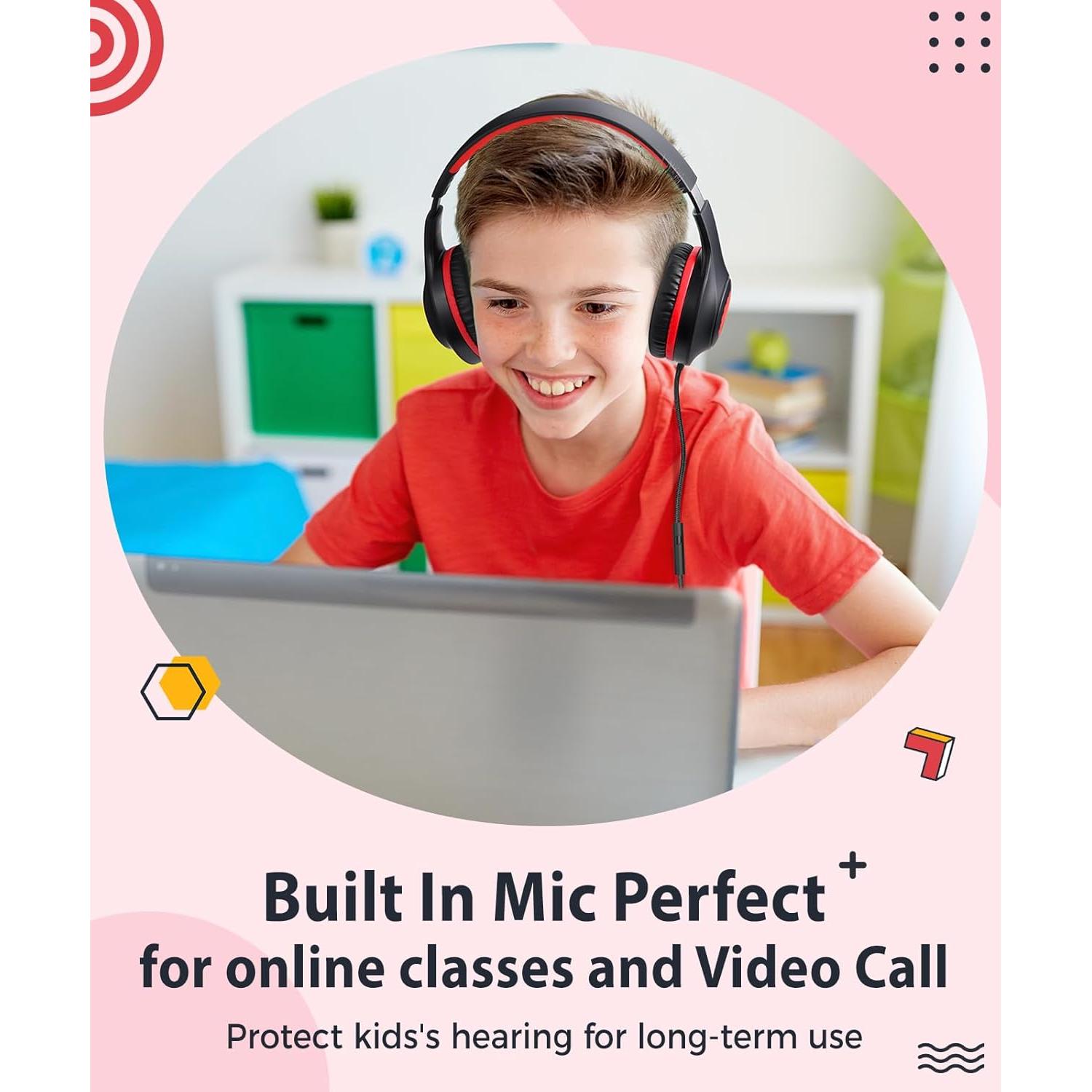 Auriculares Rockpapa C24 para Niños con Micrófono 3.5mm