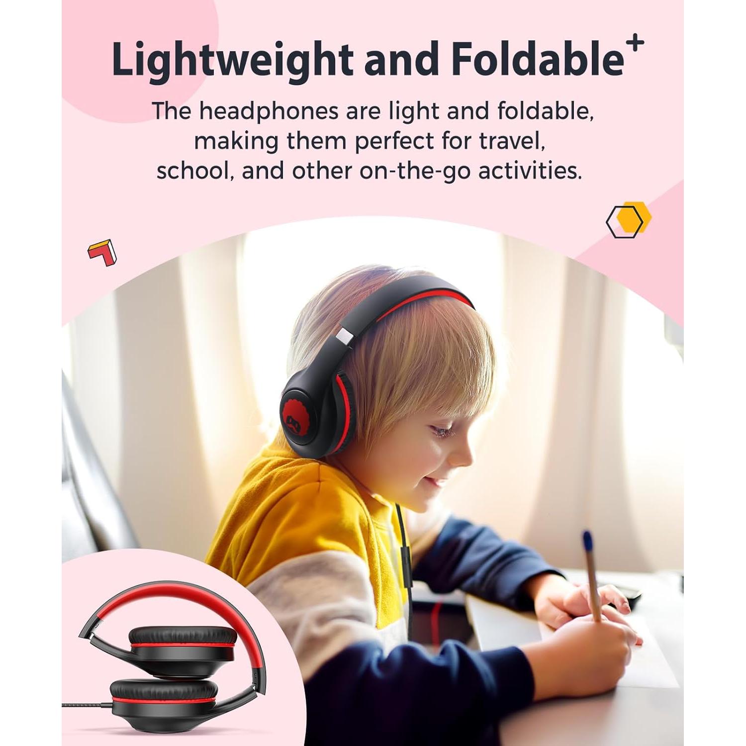 Auriculares Rockpapa C24 para Niños con Micrófono 3.5mm