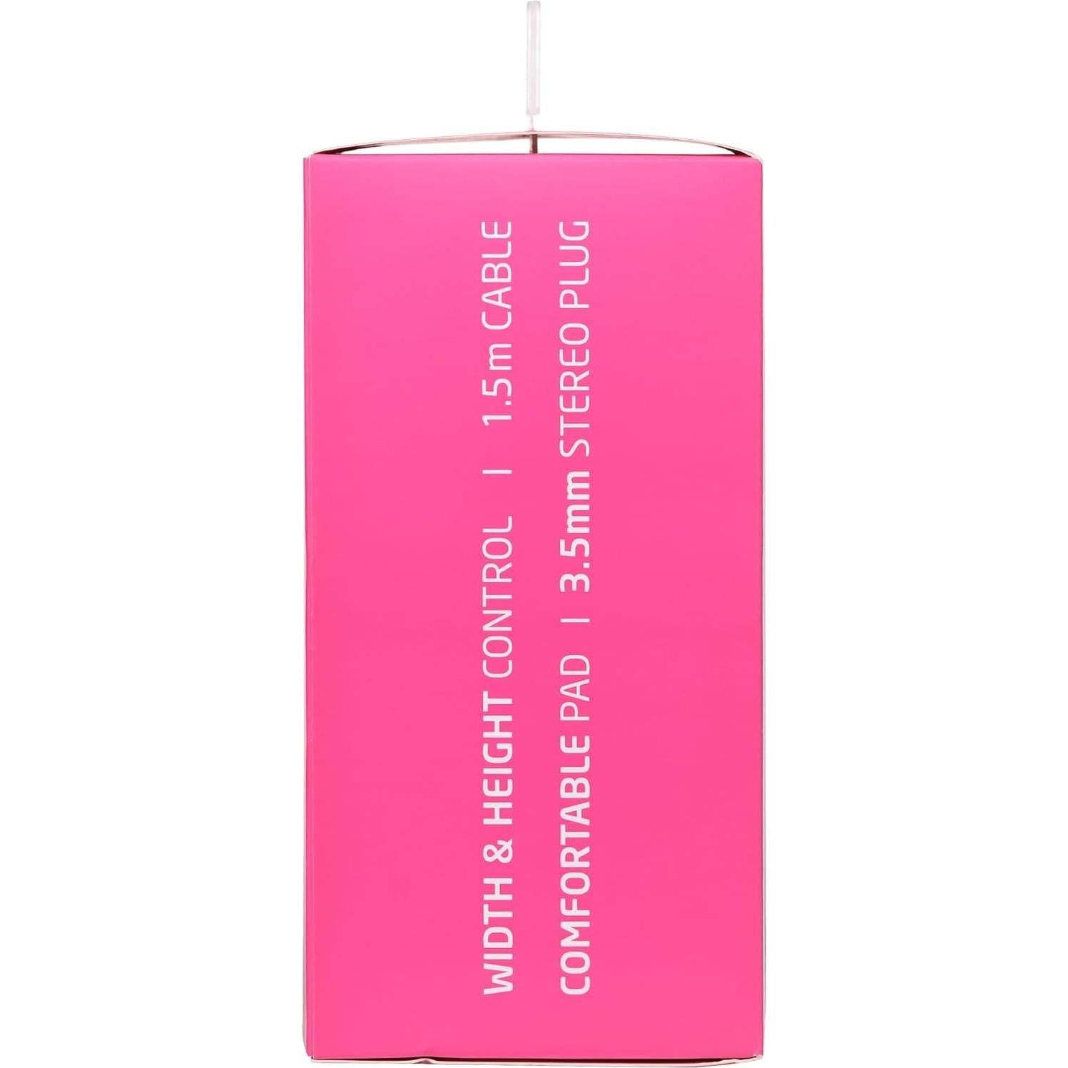 Auriculares con Cable Rockpapa Grade Rosa Plegables con Micrófono