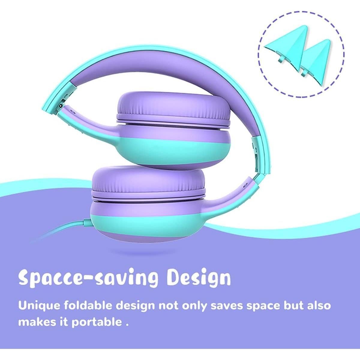 Auriculares Gorsun para Niños con Volumen Limitado 1.2m