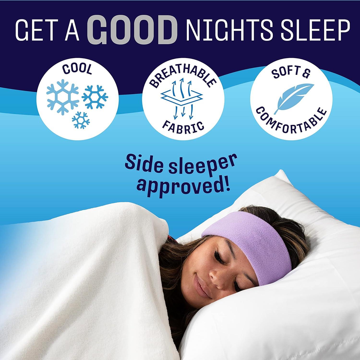 Auriculares CozyPhones para dormir - Forro polar Violeta