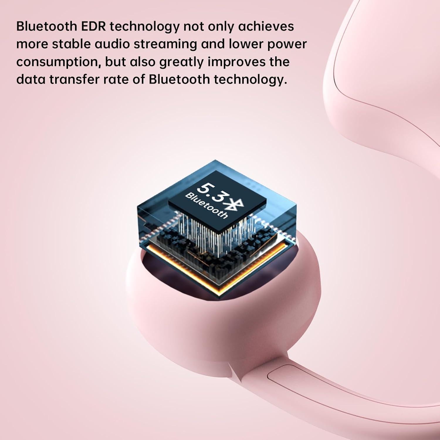 Auriculares Bluetooth IFECCO X11 para Niños Rosa - Impermeables IPX5