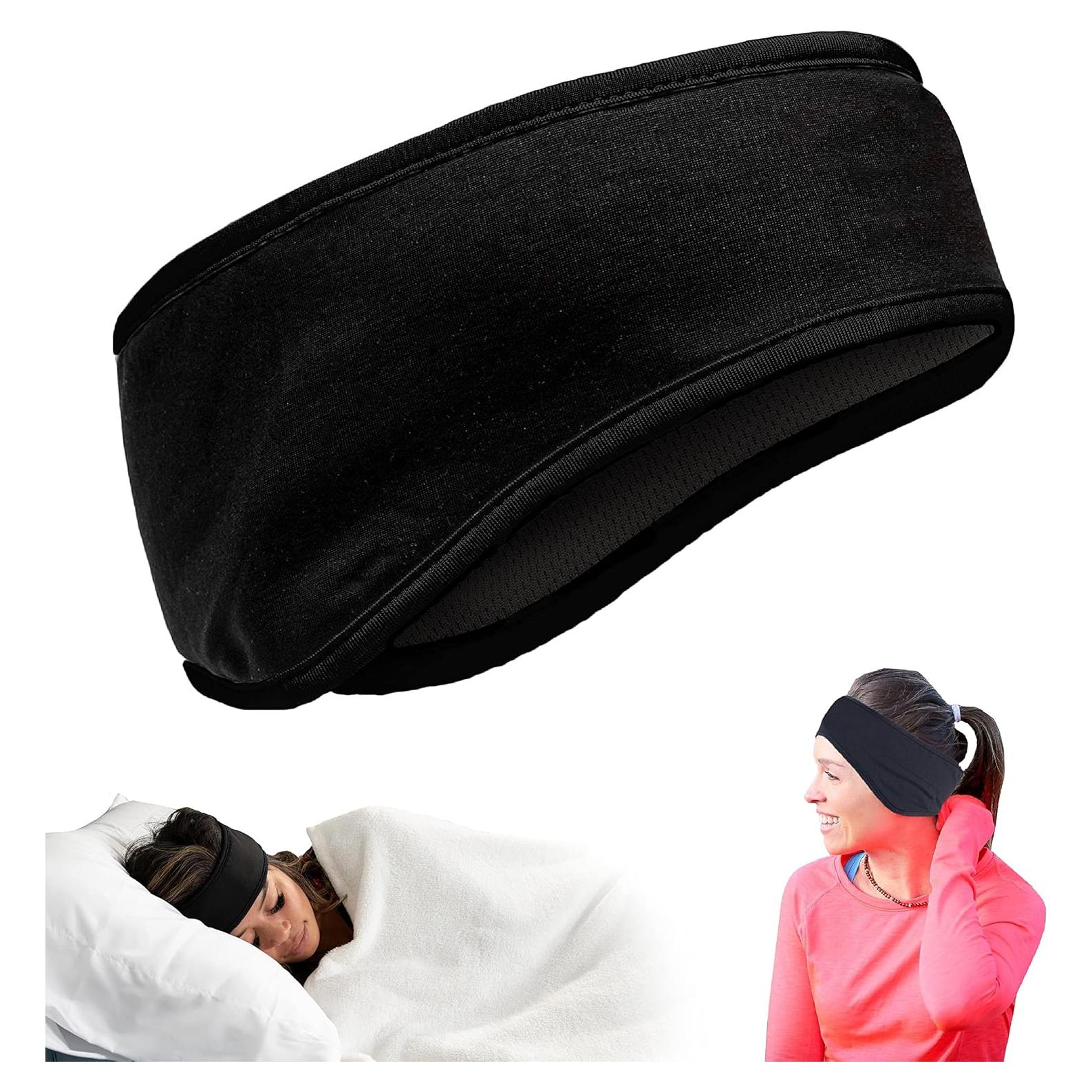 Auriculares Inalámbricos CozyPhones para Dormir - Lycra Negra