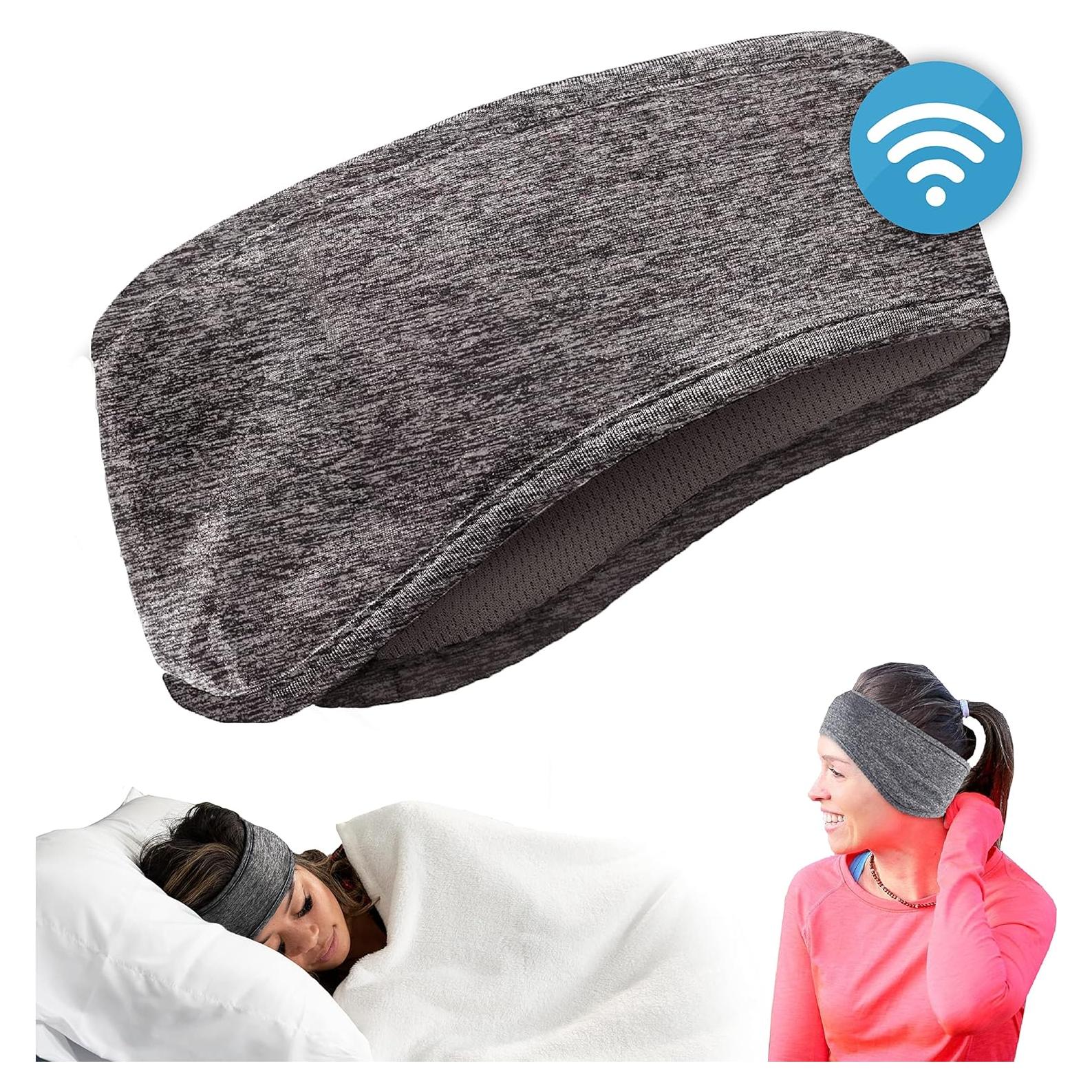 Auriculares Inalámbricos CozyPhones para Dormir - Lycra Gris