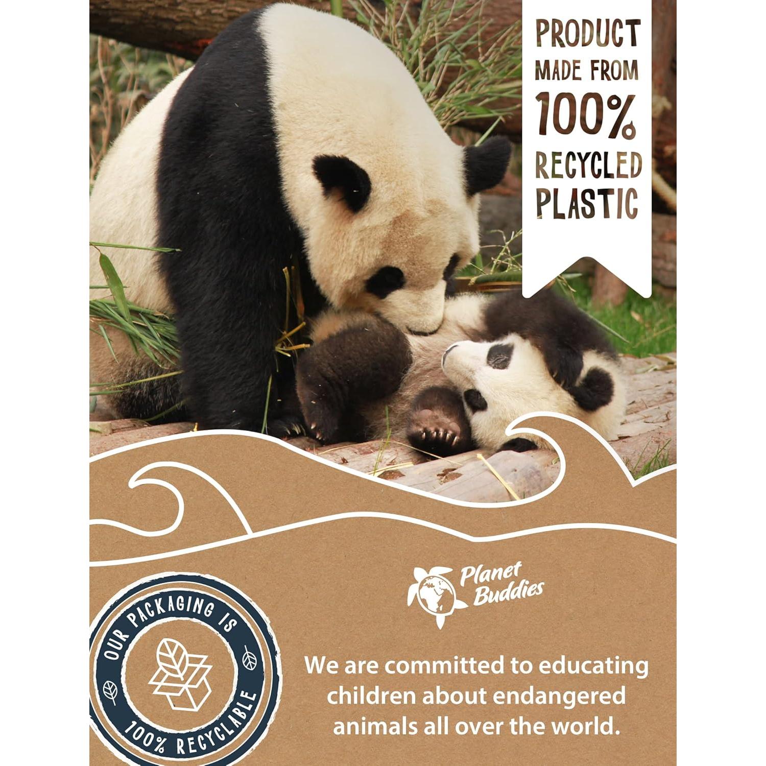 Kids Headphones for School Travel, Safe Volume Limited, HD Mic Stereo Sound On-Ear Girls Boys Headphones for Kid, Foldable 3.5mm Wired Kids Earphones for iPad Computer - Furry Panda