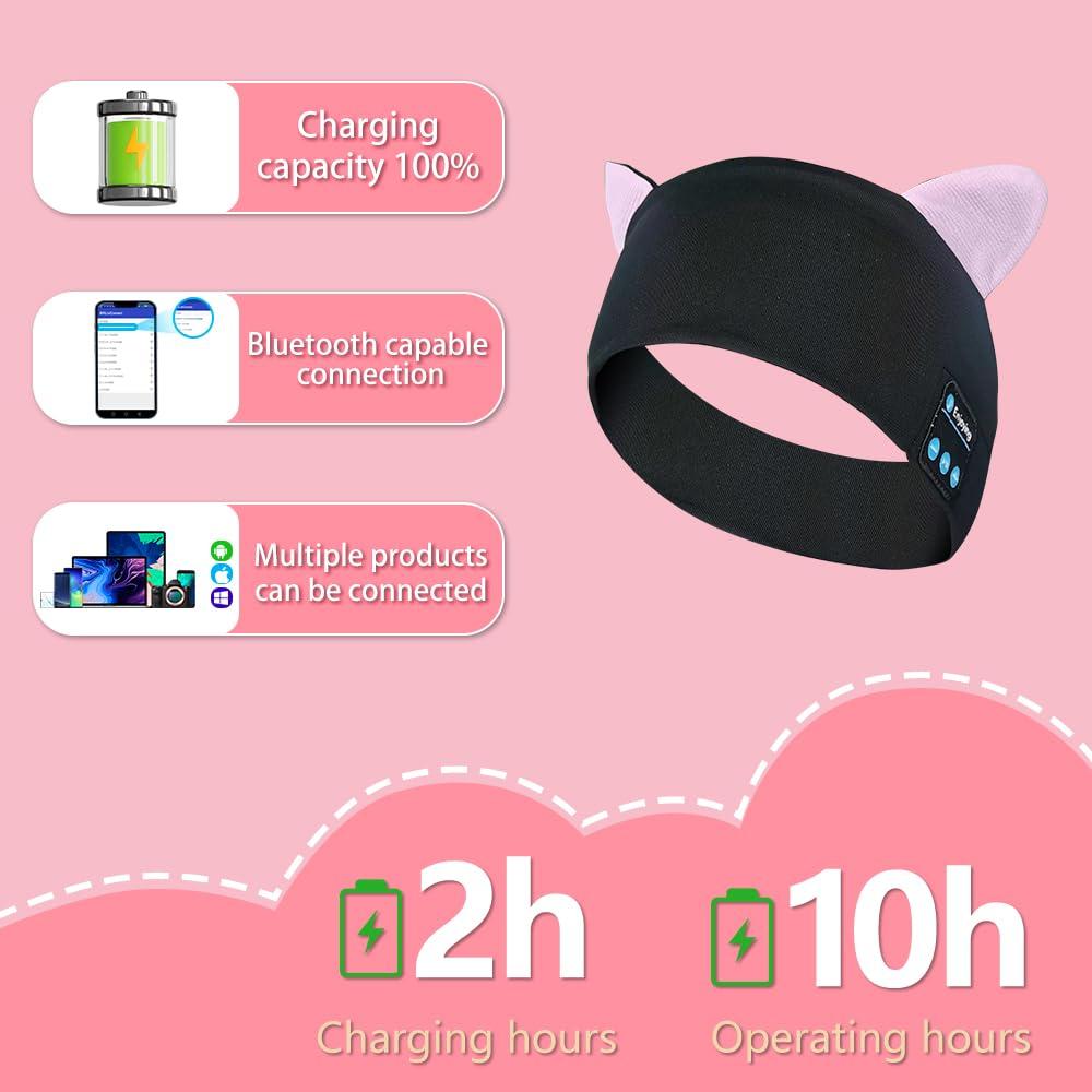 Auriculares Inalámbricos SYPVRY KM-1 para Niños Diadema Ajustable