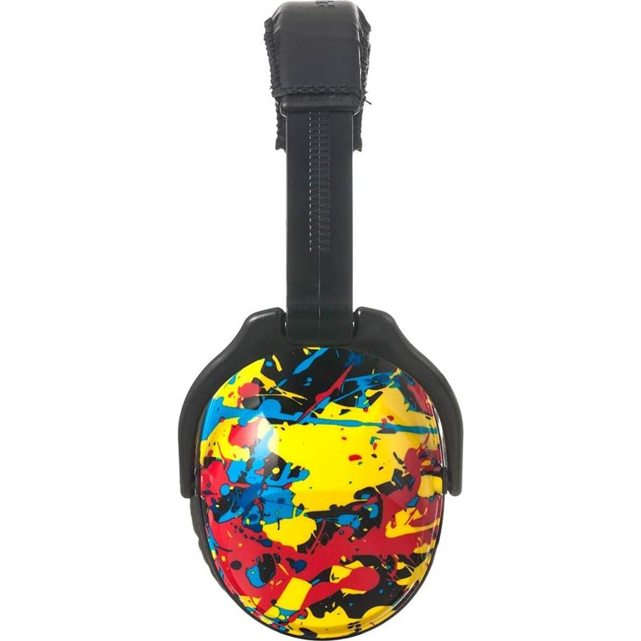 Kids Noise Cancelling Headphones,25dB NRR Hearing Protection,Noise Reduction,Sound Proof for Kids,Toddler Earmuffs for Concert,Airplane,Autism,Monster Jam,Travel,School(Ink-splash)