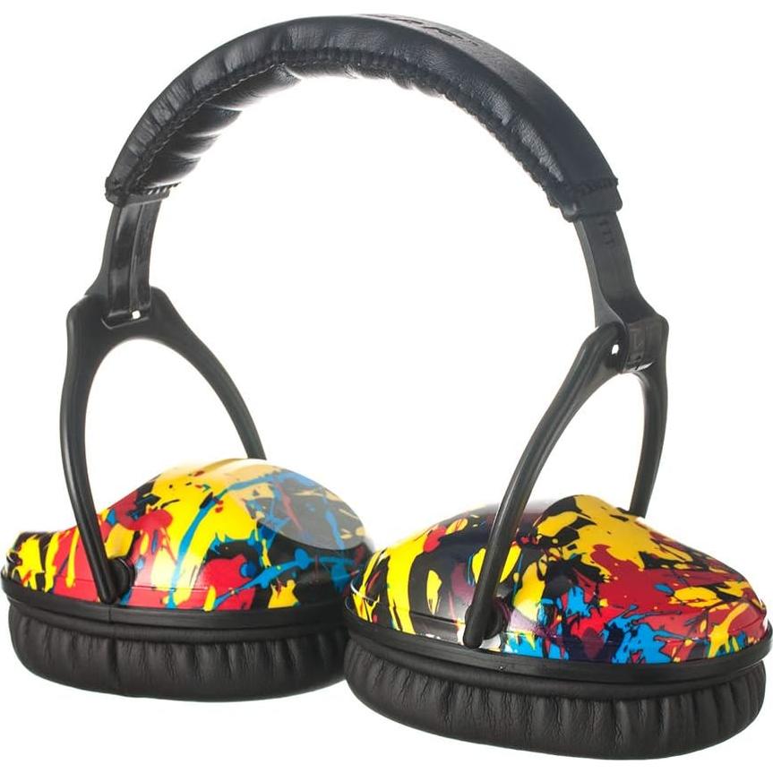 Kids Noise Cancelling Headphones,25dB NRR Hearing Protection,Noise Reduction,Sound Proof for Kids,Toddler Earmuffs for Concert,Airplane,Autism,Monster Jam,Travel,School(Ink-splash)