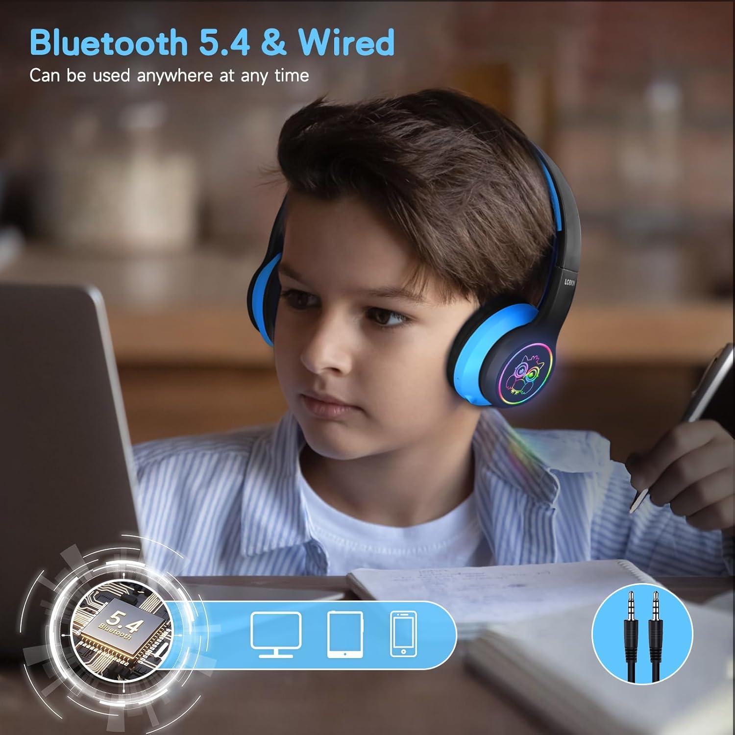 Auriculares Inalámbricos LOBKIN S31 para Niños Bluetooth 5.4