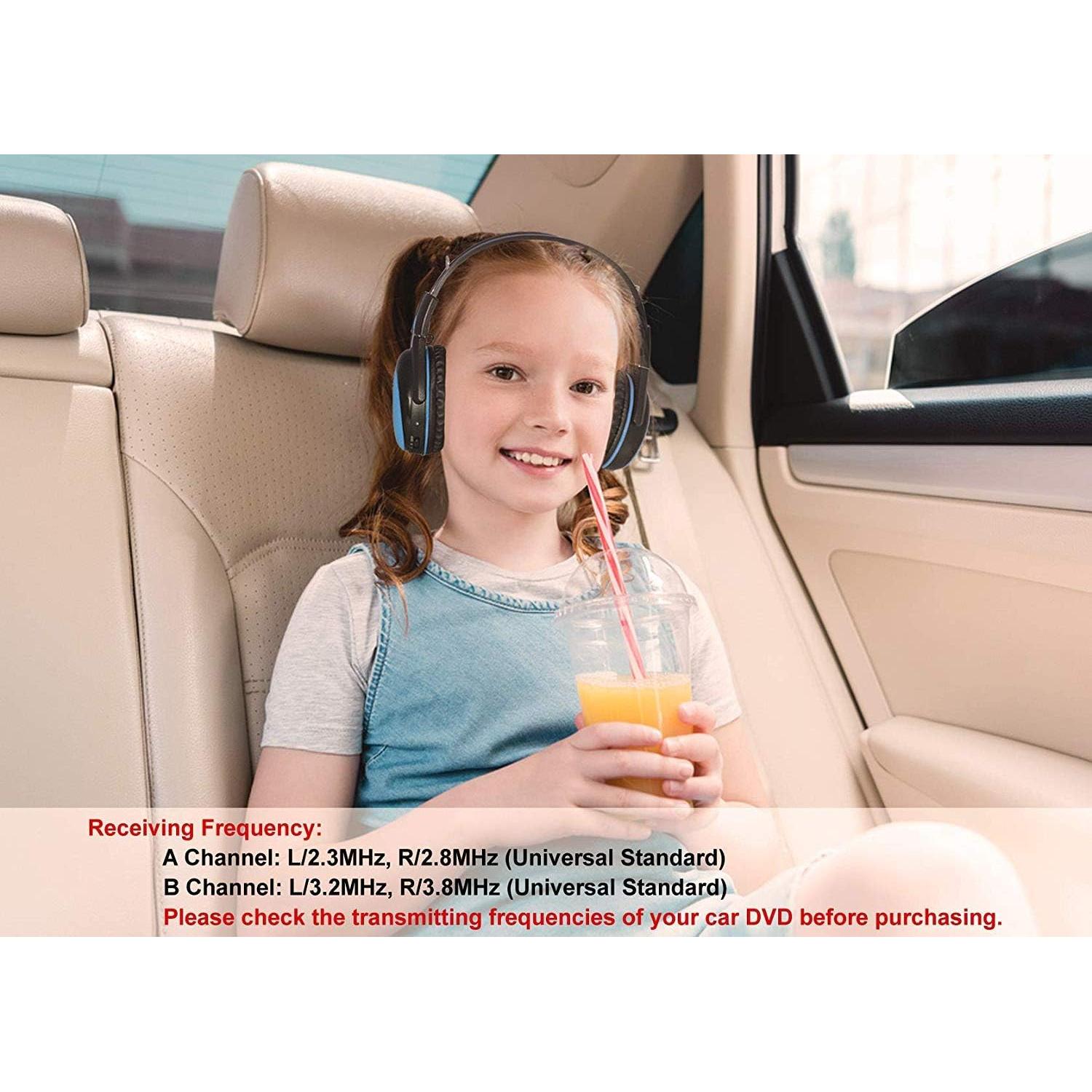 Auriculares Infrarrojos SIMOLIO para Coche y Bluetooth Niños