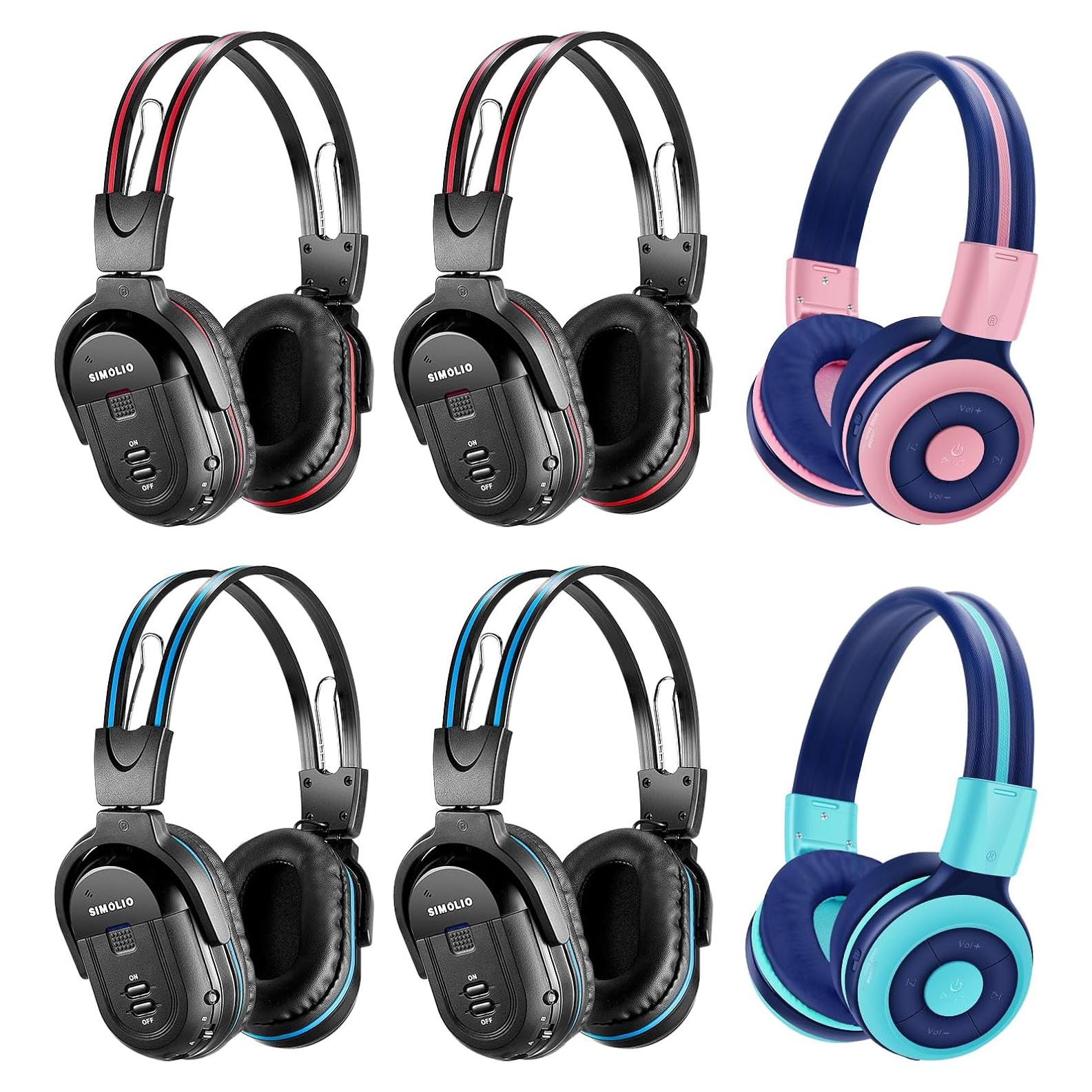 Auriculares Inalámbricos IR y Bluetooth SIMOLIO para Niños