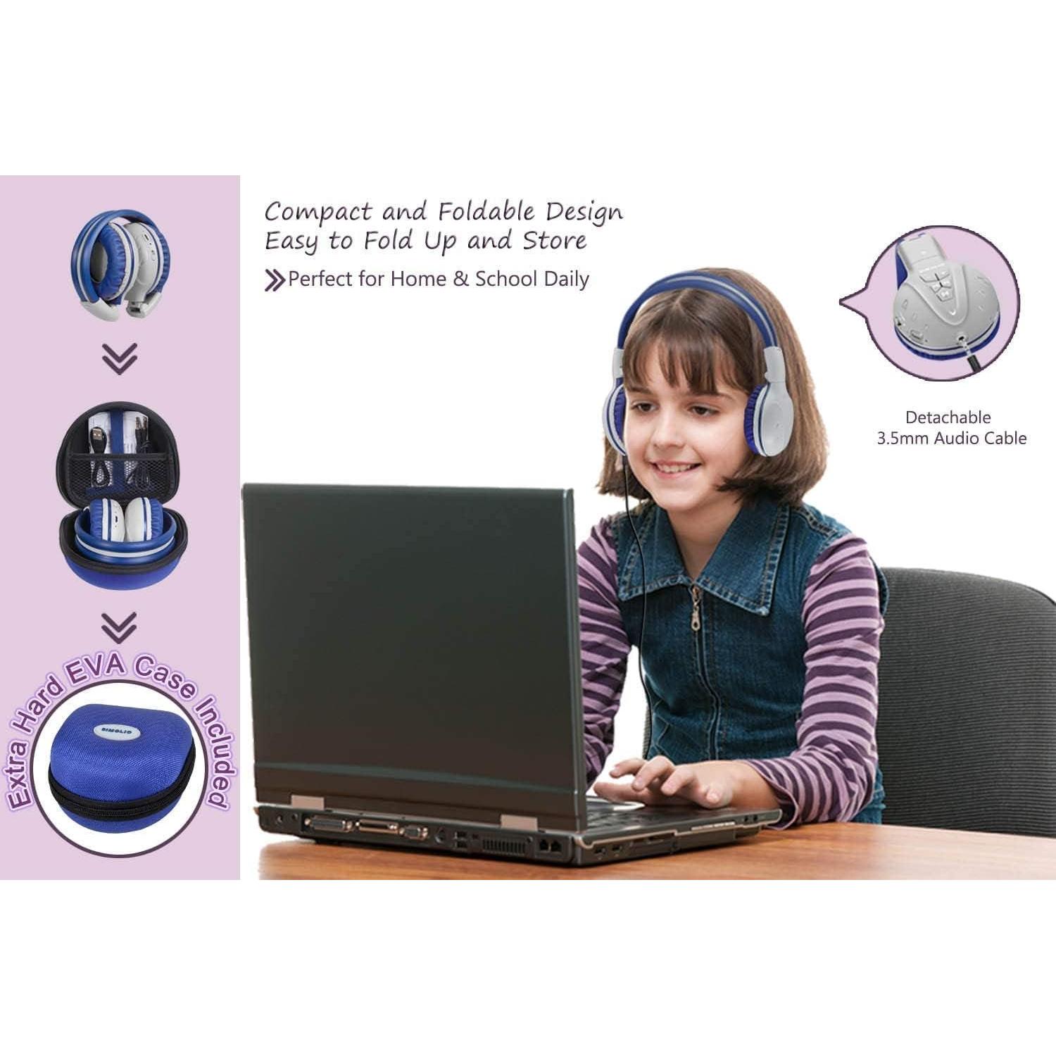 Auriculares Inalámbricos IR SIMOLIO para DVD de Coche y Niños