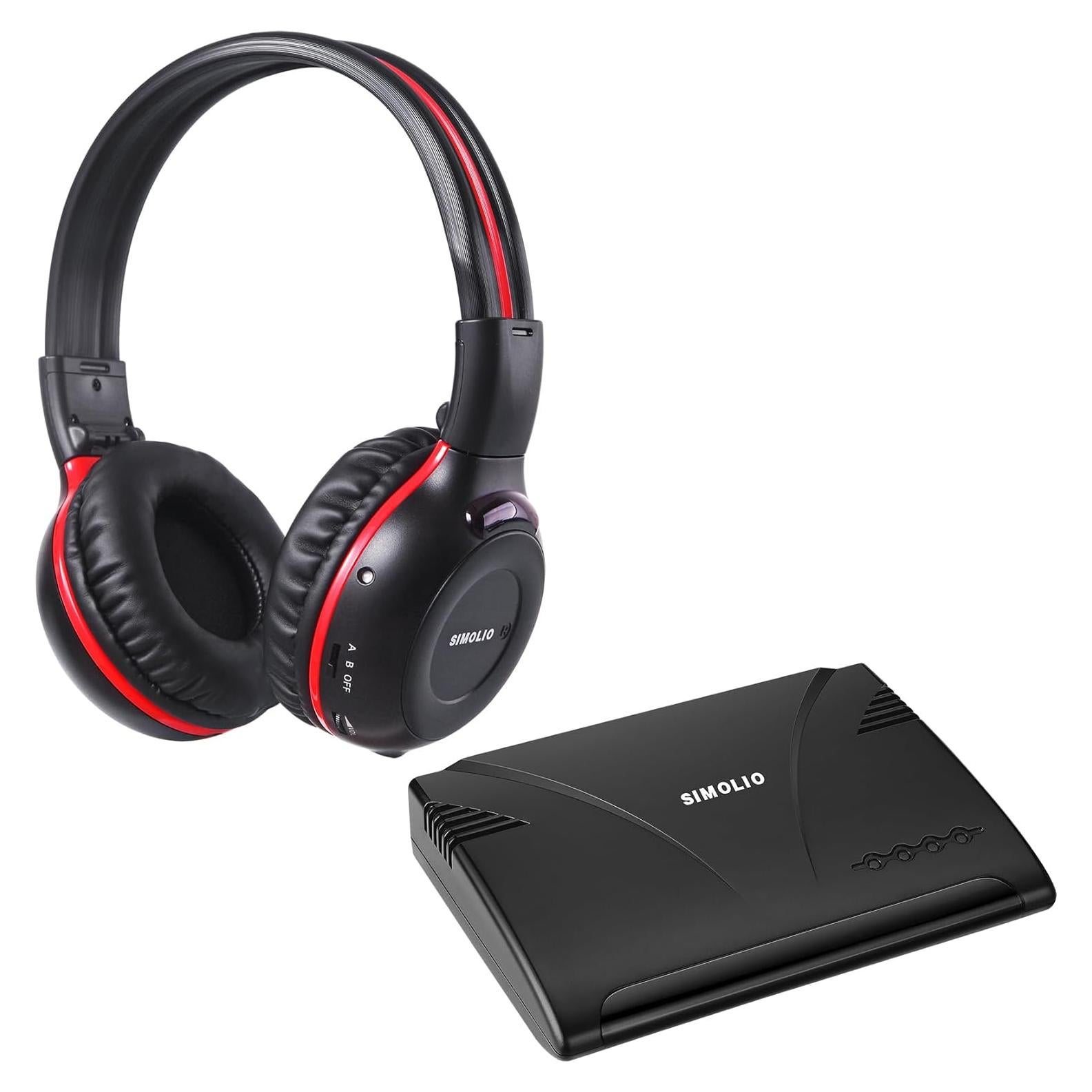 Transmisor IR Doble Canal SIMOLIO con Auriculares Inalámbricos