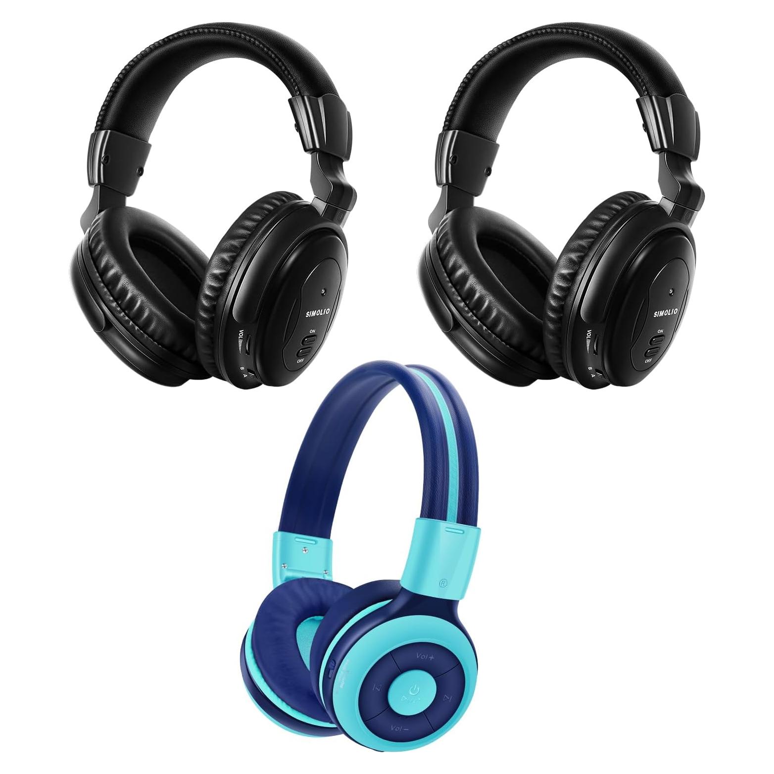 Auriculares Inalámbricos IR y Bluetooth SIMOLIO para Niños