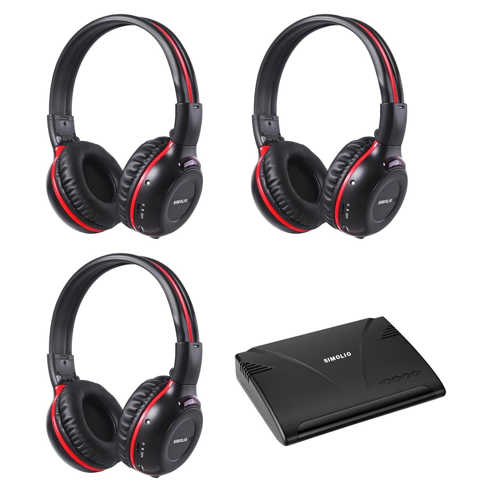 Auriculares Inalámbricos IR SIMOLIO con Transmisor para TV y Coche