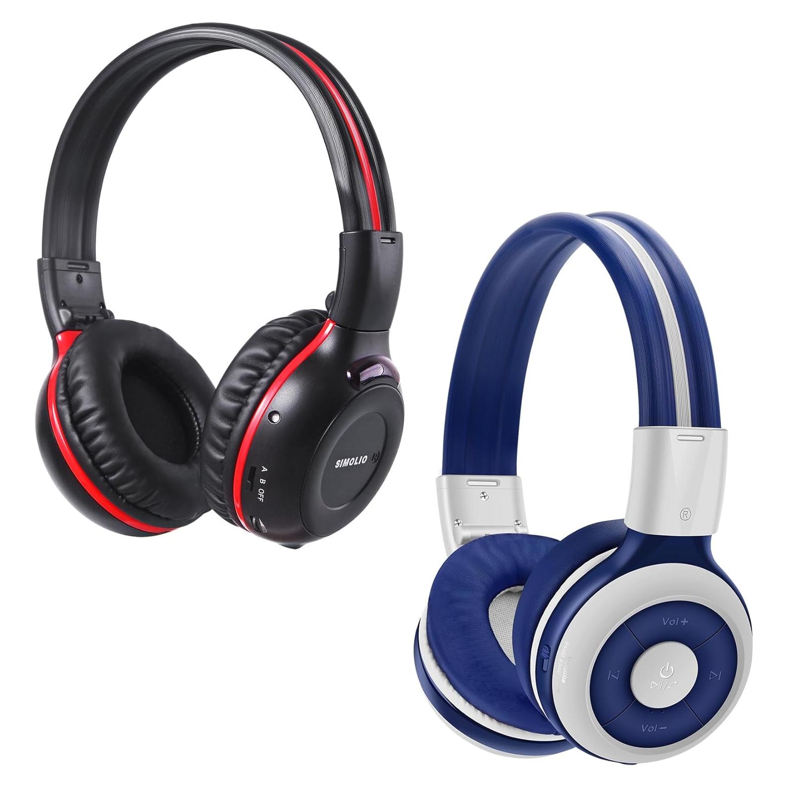 Auriculares Inalámbricos SIMOLIO IR y Bluetooth para Niños