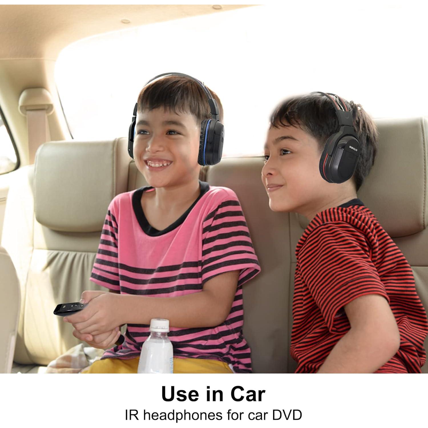 Auriculares Inalámbricos SIMOLIO para Coche y Niños - IR