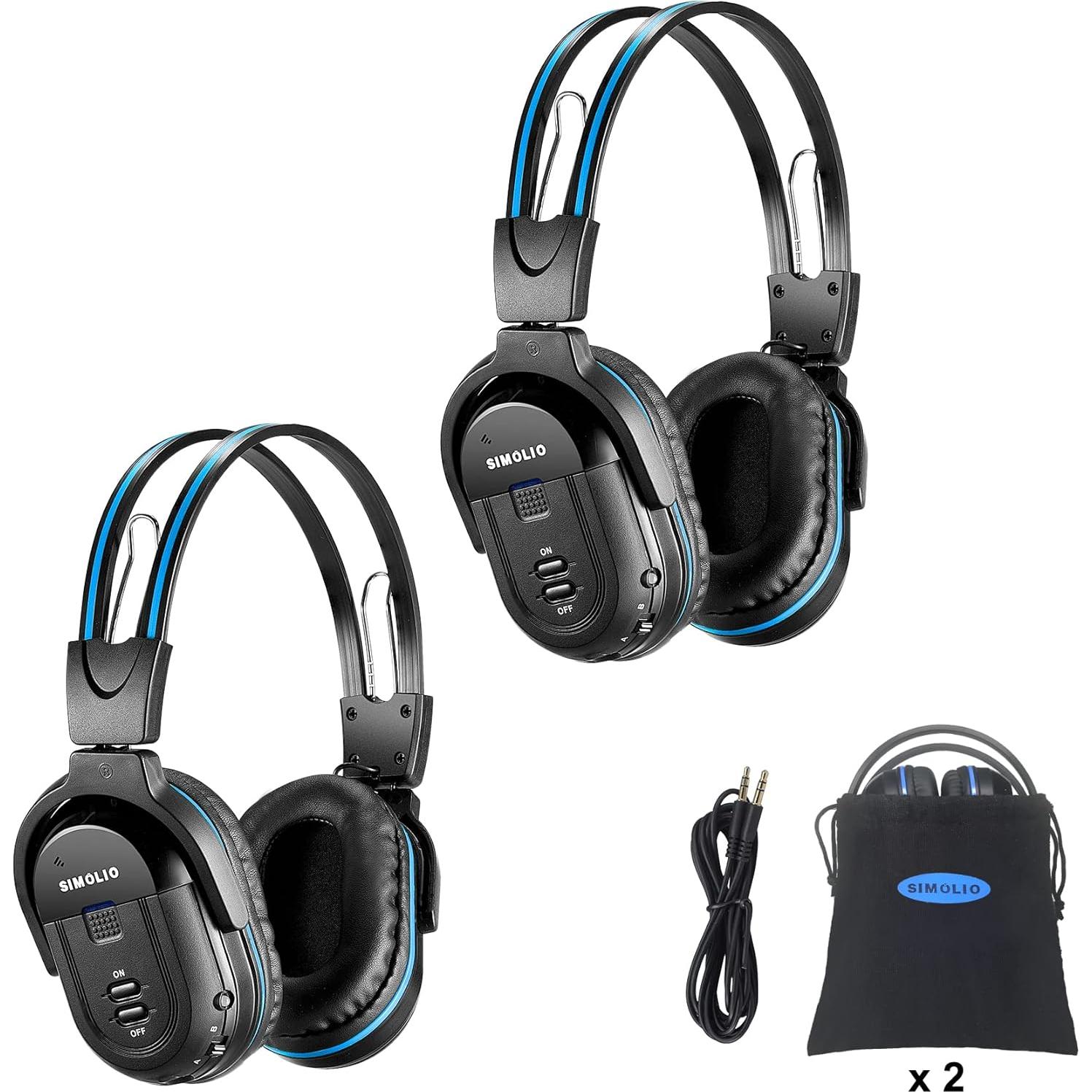 Auriculares Inalámbricos IR SIMOLIO para Automóvil - Compatibles con Honda y Dodge