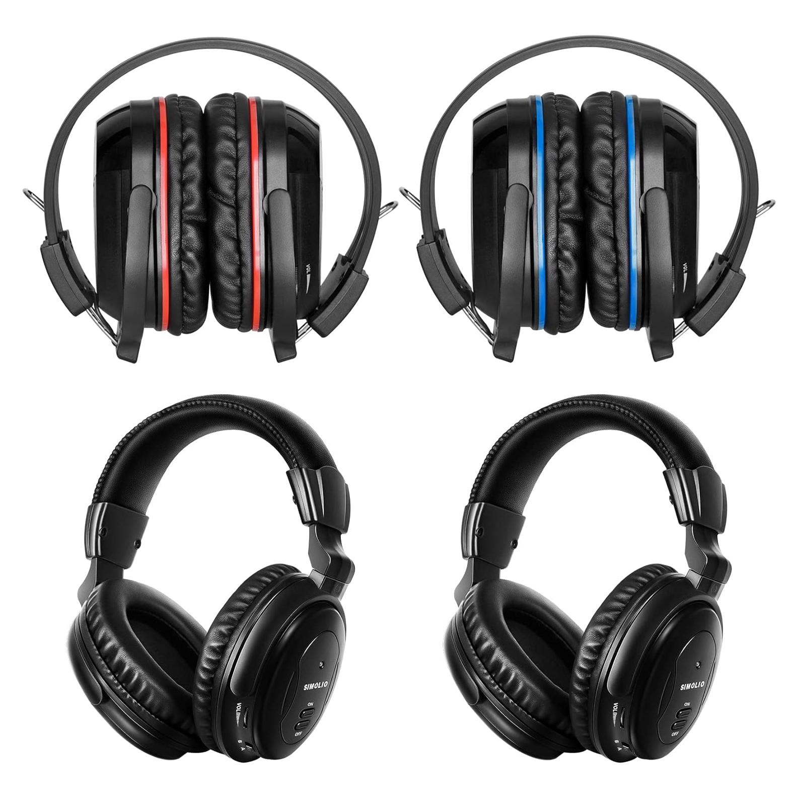 Auriculares Inalámbricos IR SIMOLIO para Automóvil - Compatibles con Dodge, Chrysler, Honda y más