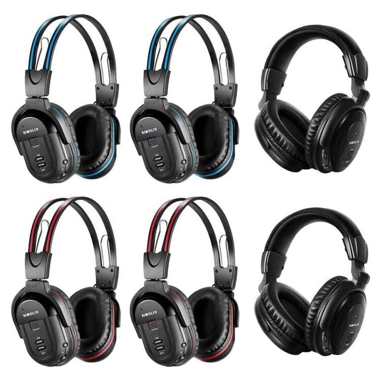 Auriculares IR Inalámbricos SIMOLIO para DVD de coche