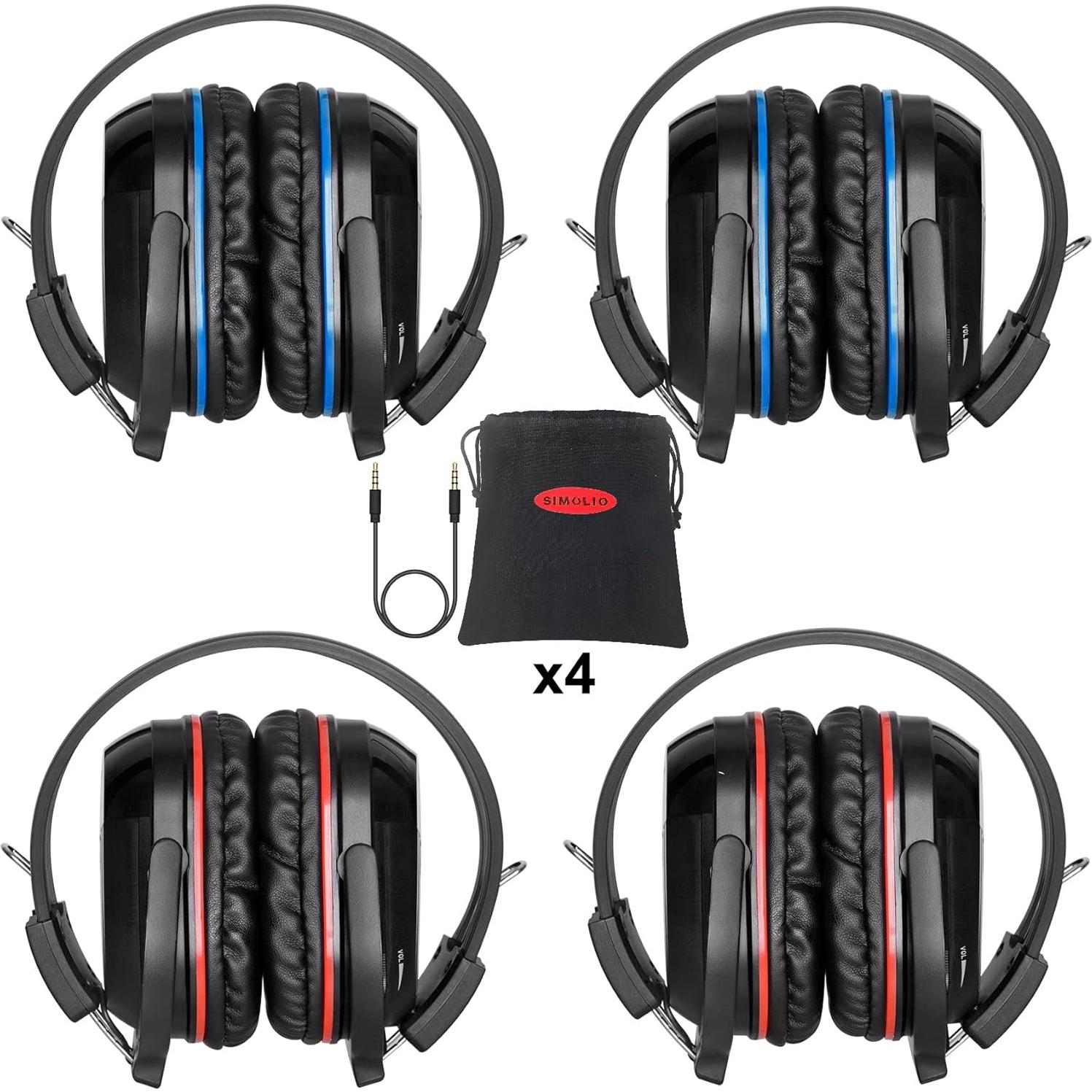 Auriculares IR Inalámbricos SIMOLIO para DVD de coche