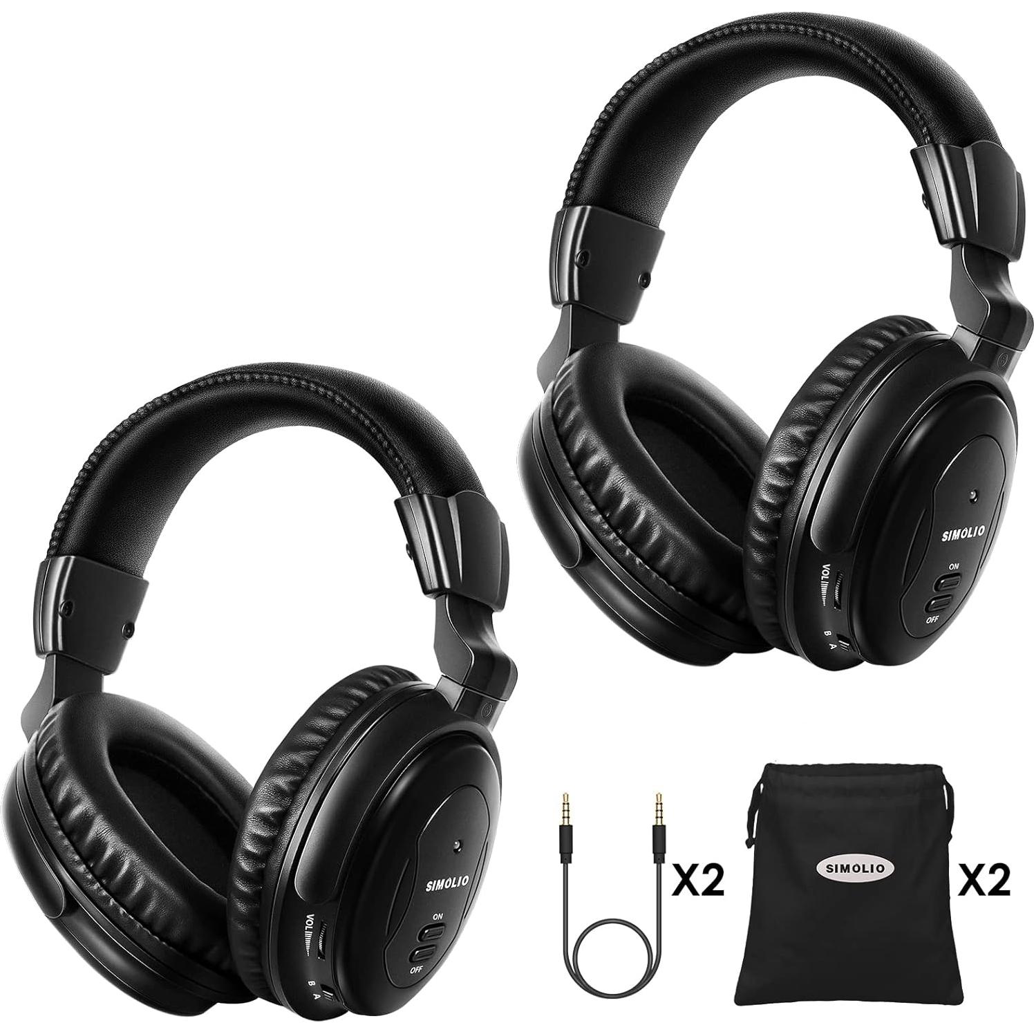 Auriculares IR Inalámbricos SIMOLIO para DVD de coche