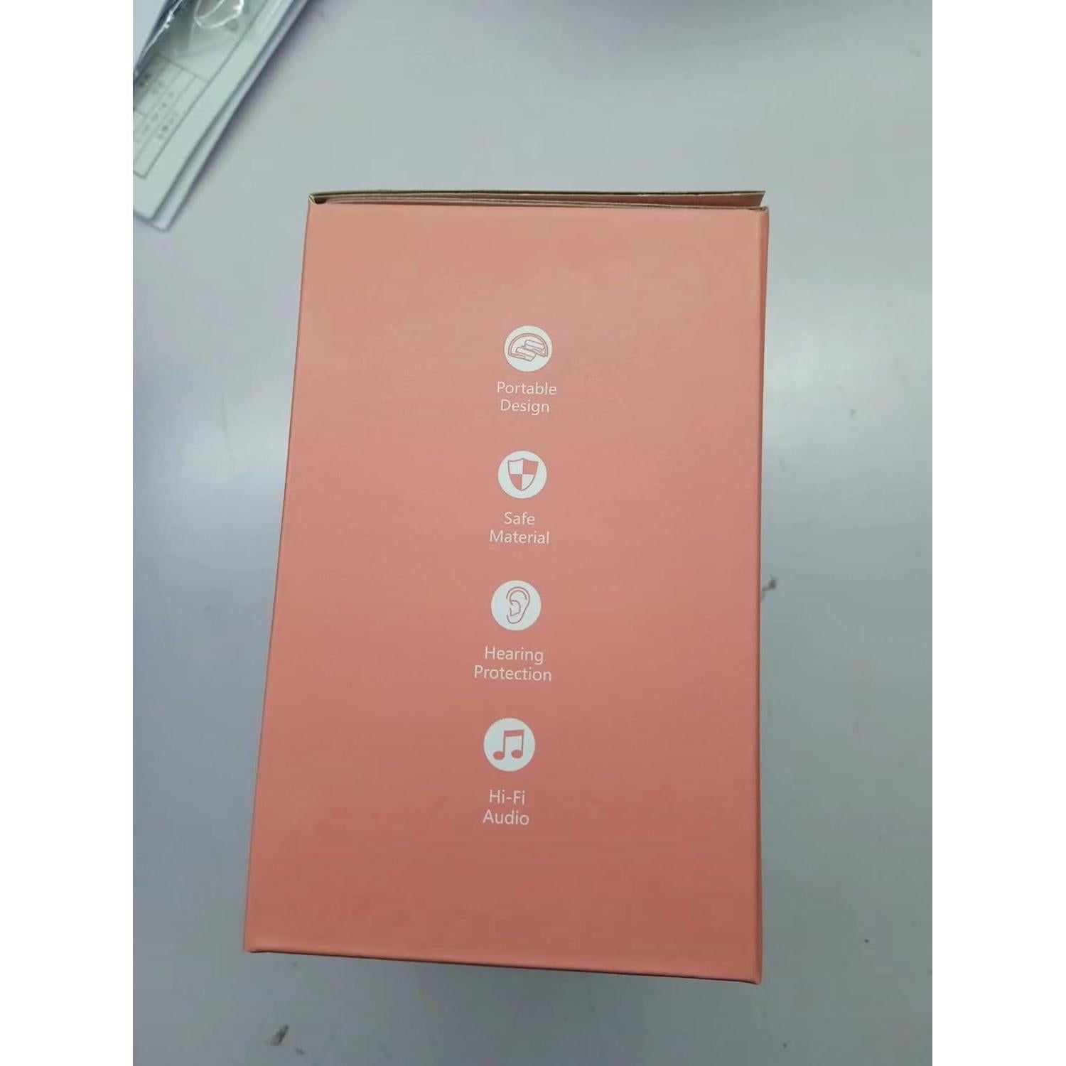 Kids Headphones, Wired Headphones for Kids Over Ear with Microphone, 85/94dB Volume Limiter Headphone for Girls Boys, Foldable Headphone for School, Airplane Travel