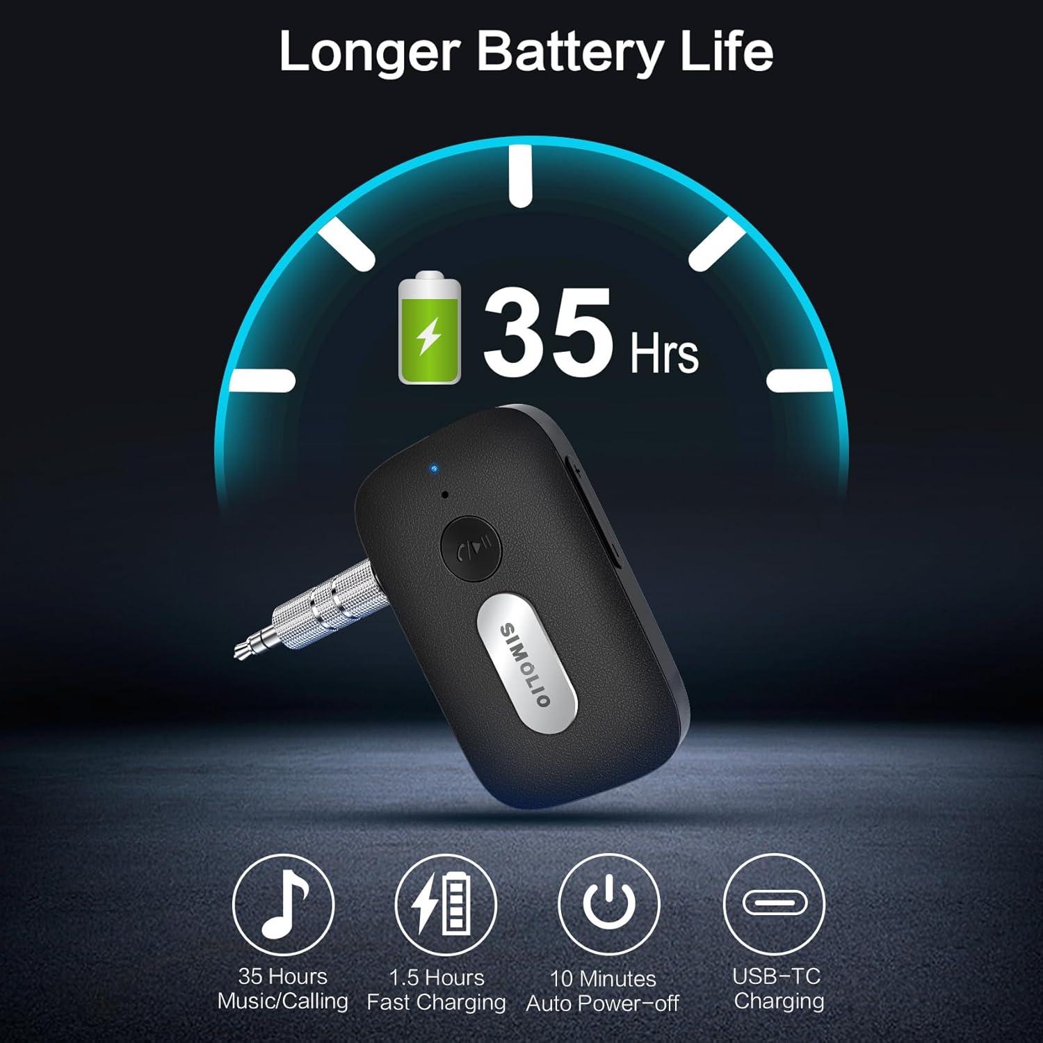 Auriculares Inalámbricos IR Simolio para DVD de Coche + Adaptador Bluetooth