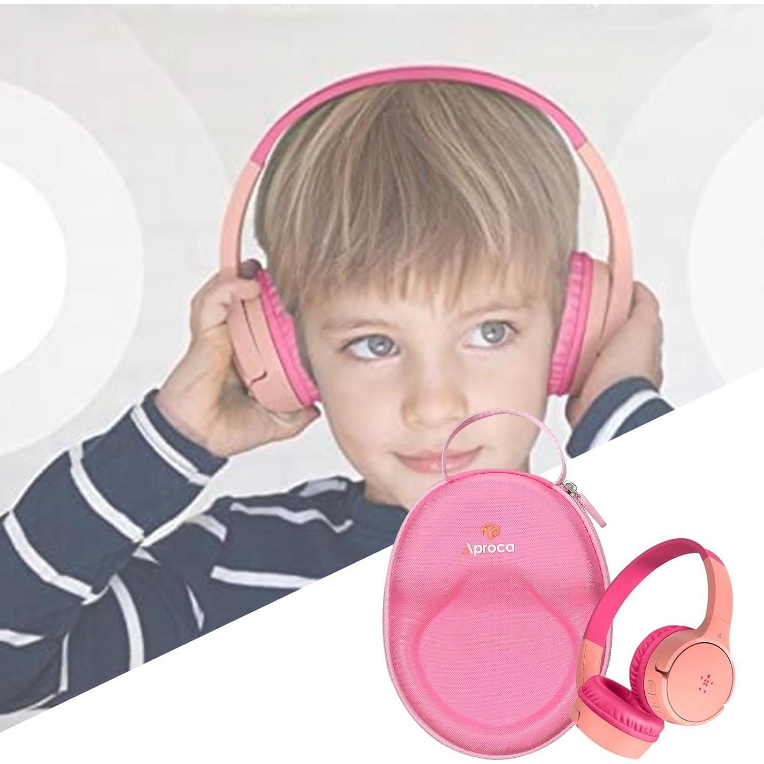 Funda Dura Rosa Aproca para Auriculares Belkin SoundForm Mini