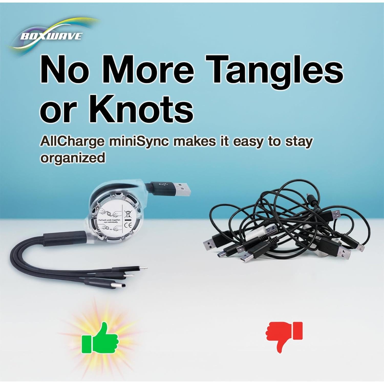 Cable Retráctil BoxWave para Auriculares Belkin SoundForm Mini