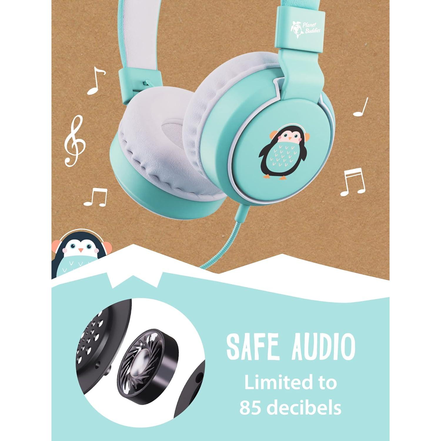 Auriculares Planet Buddies para Niños Plegables con Micrófono