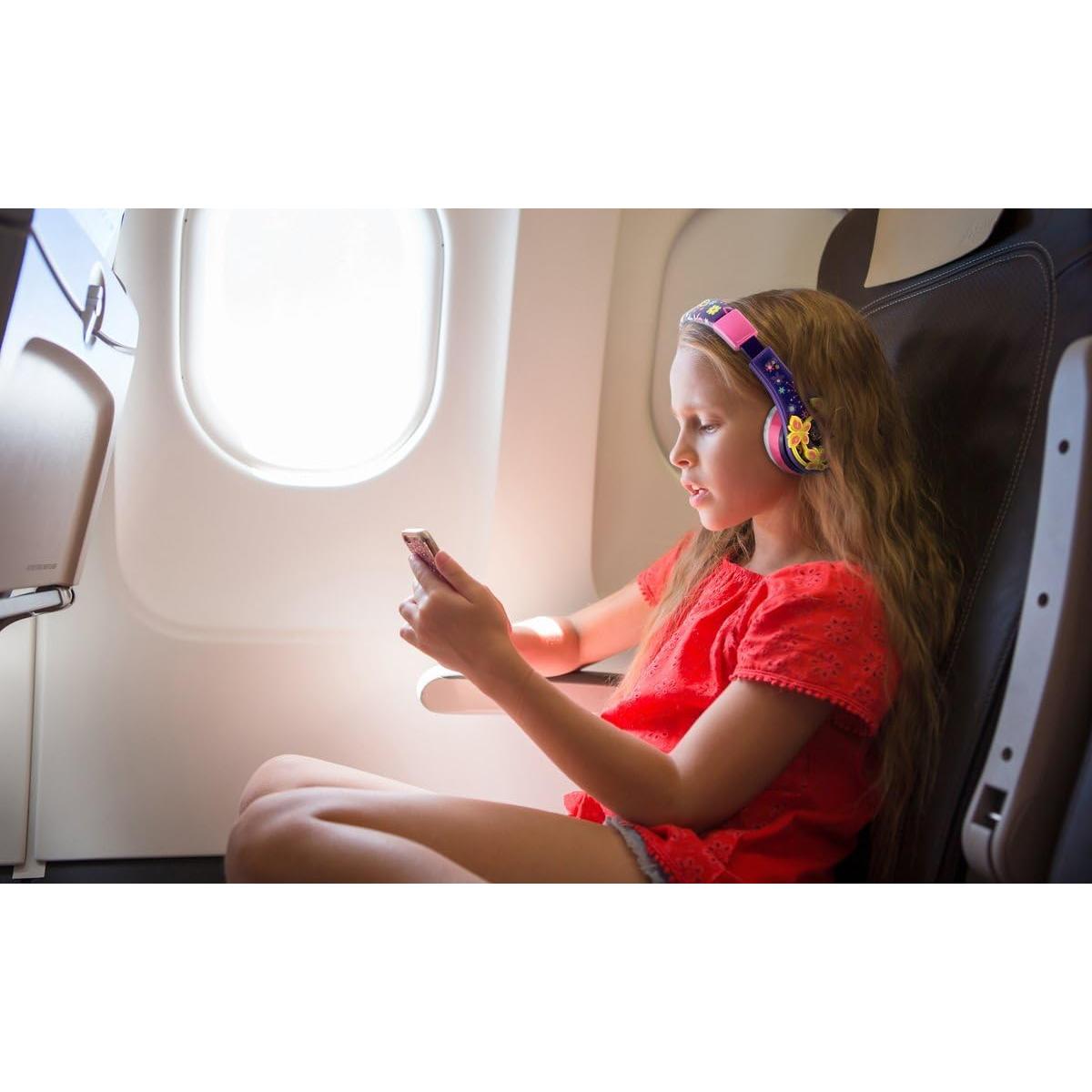 Disney Encanto Kids Bluetooth Headphones, Wireless Headphones with Microphone Includes Aux Cord, Volume Reduced Kids Foldable Earphones