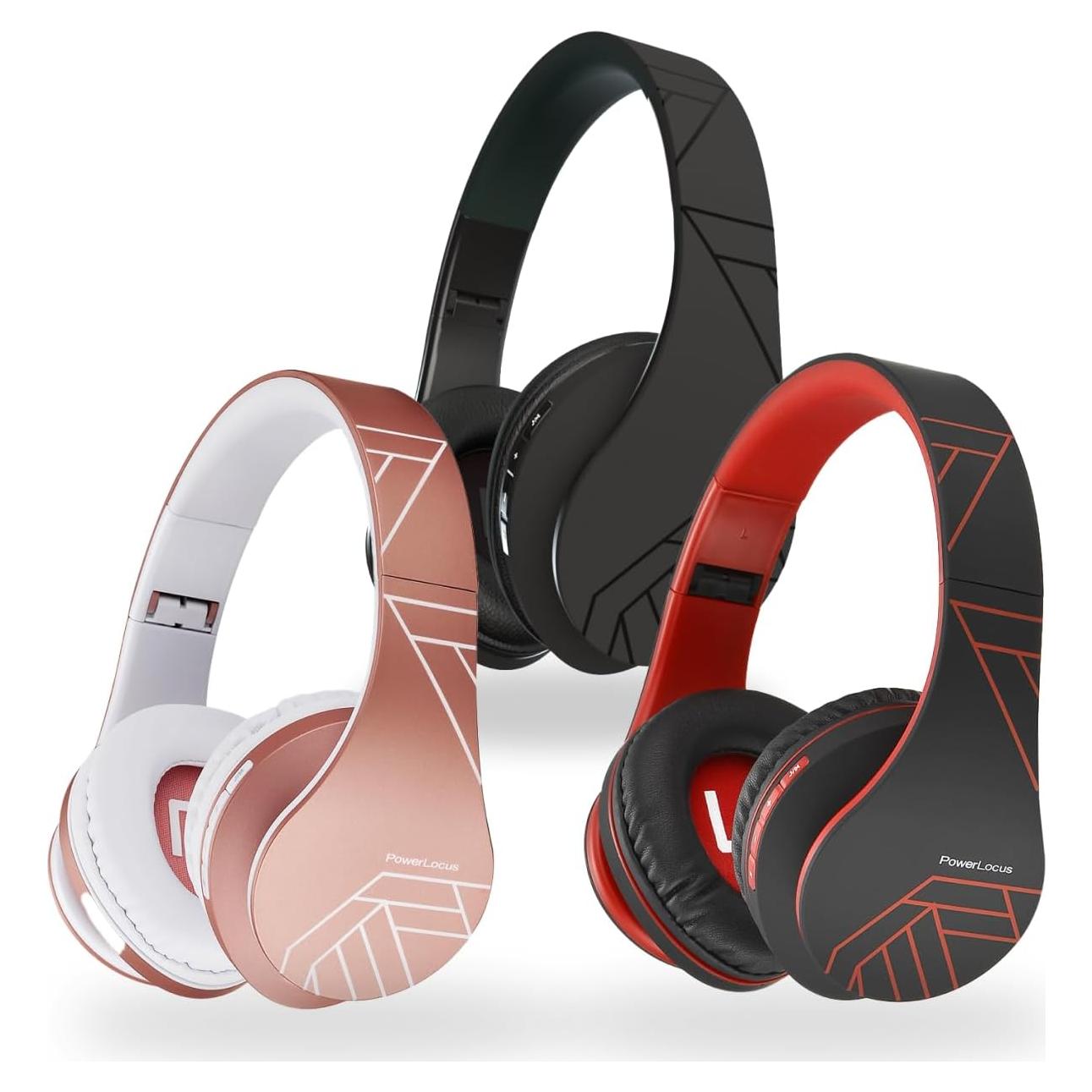 Auriculares Inalámbricos PowerLocus P2 - 1 Roja y 1 Oro Rosa