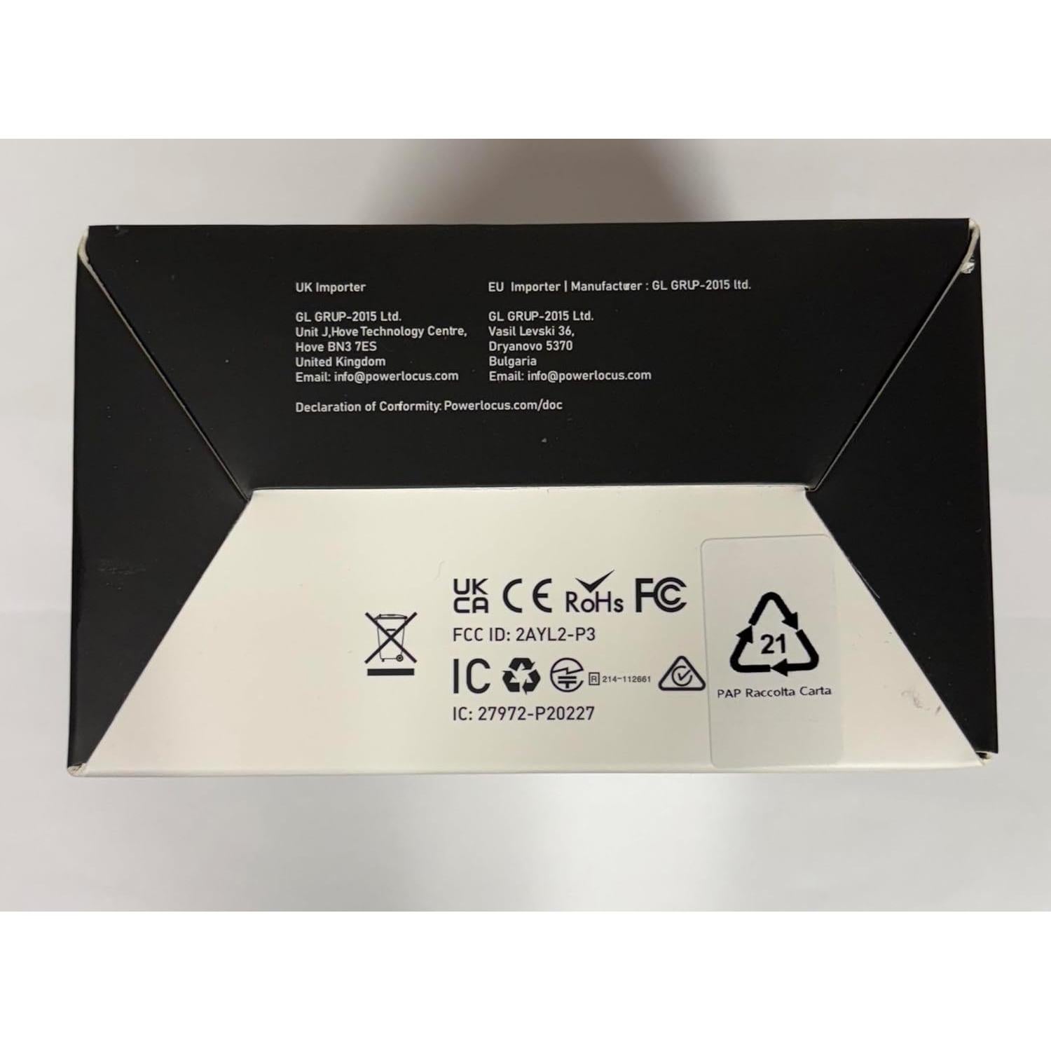 Auriculares Bluetooth PowerLocus Boom sobre la oreja 60H Hi-Fi