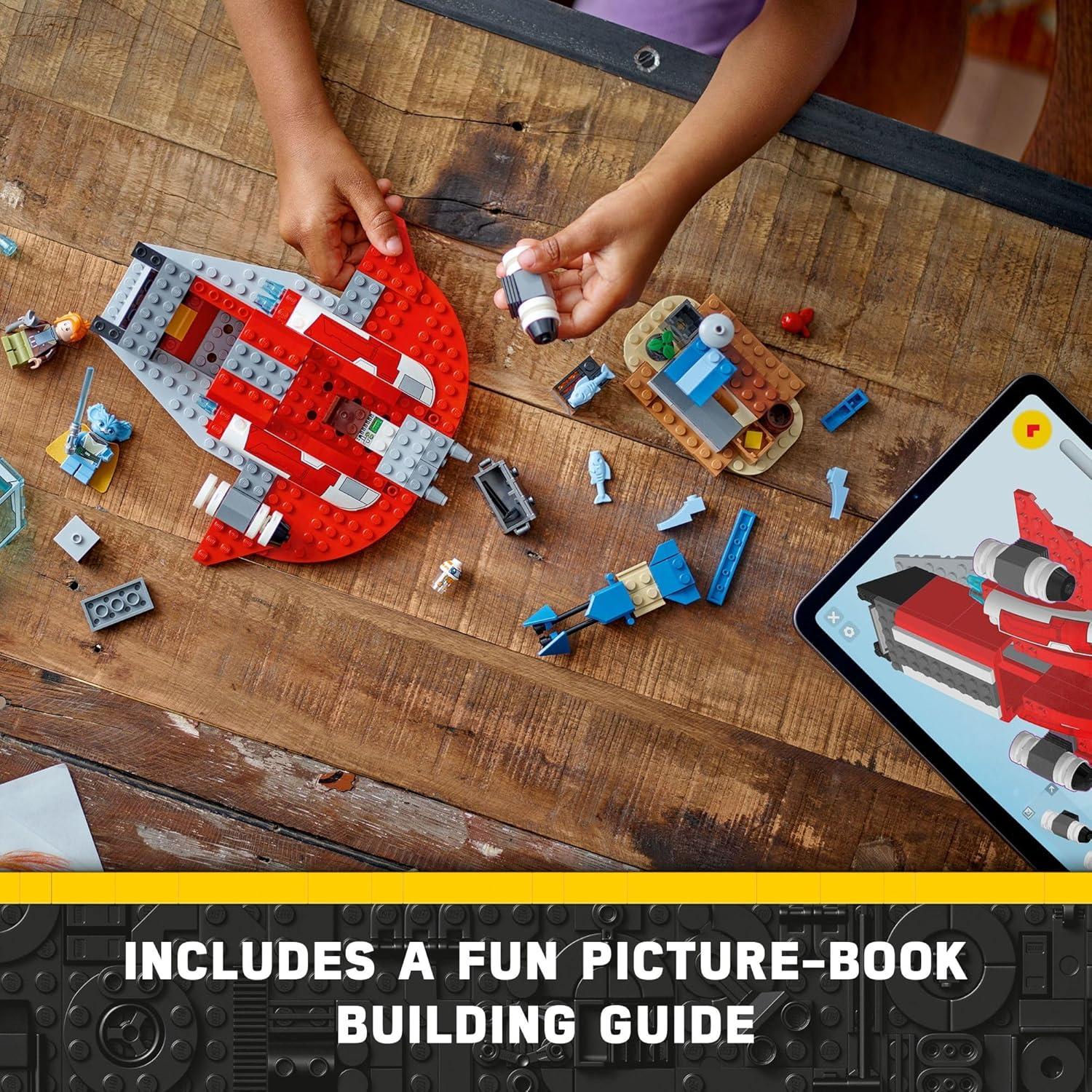 LEGO Star Wars Fénix Carmesí 75384, Set de Inicio 136 Piezas