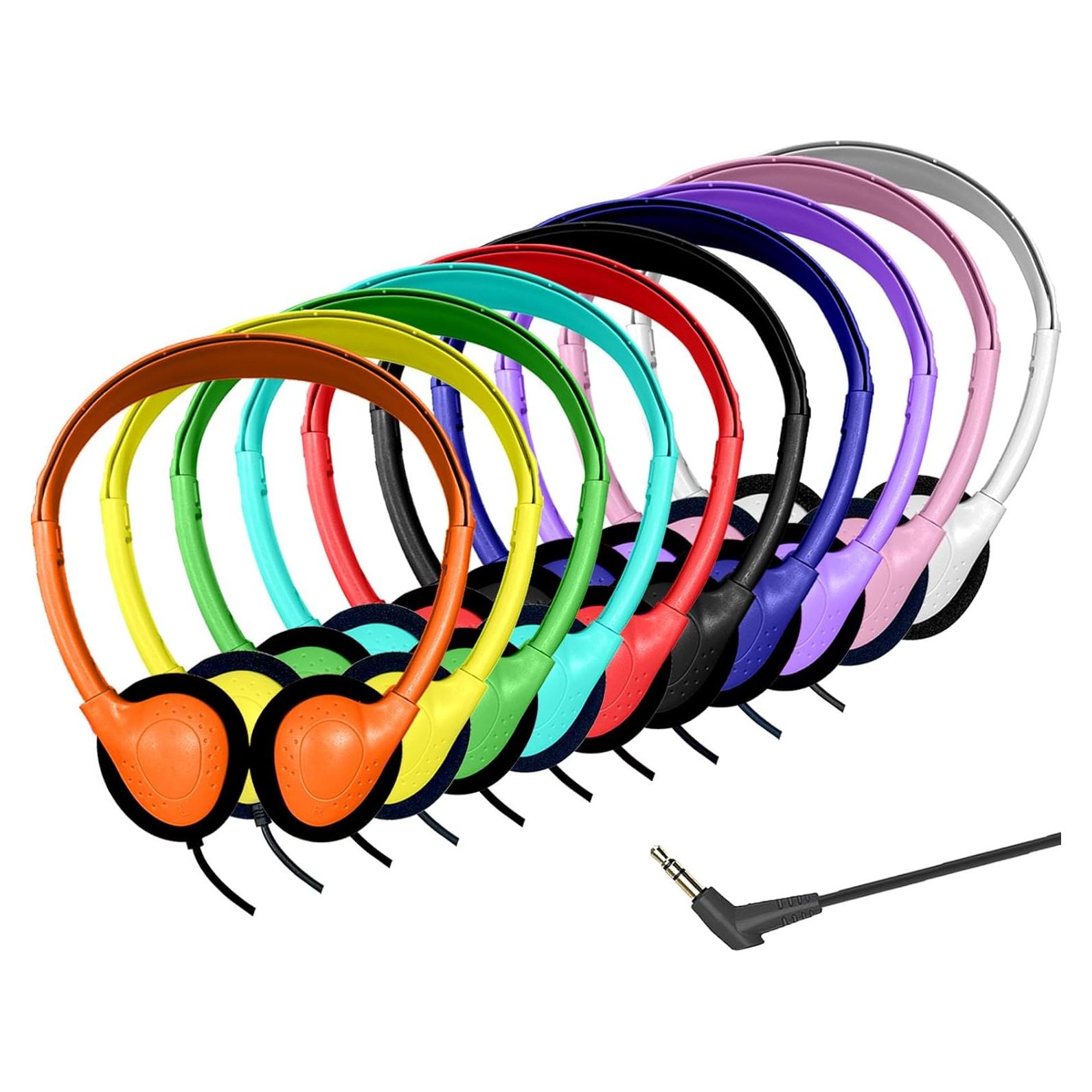 Auriculares para Niños Ladont QS101 Multicolor 10 Unidades