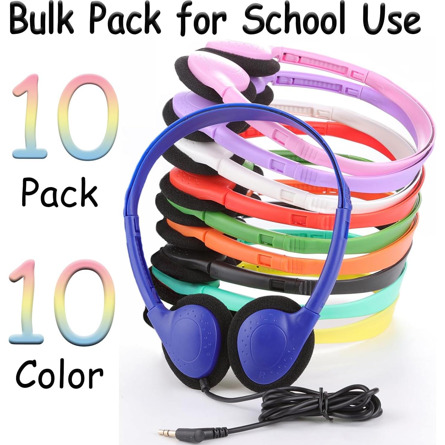 Auriculares para Niños Ladont QS101 Multicolor 10 Unidades