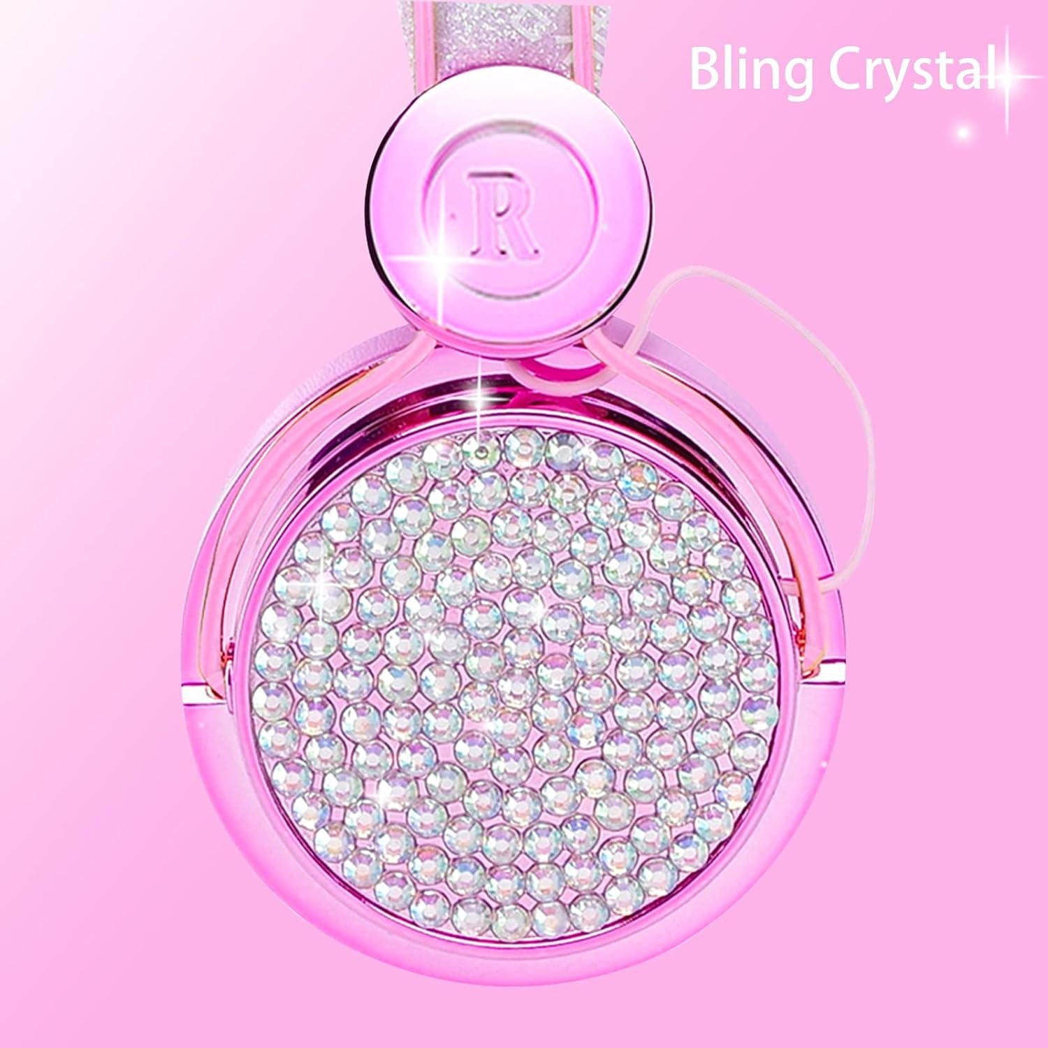 Auriculares Inalámbricos KORABA Unicornio Rosa con LED y Micrófono