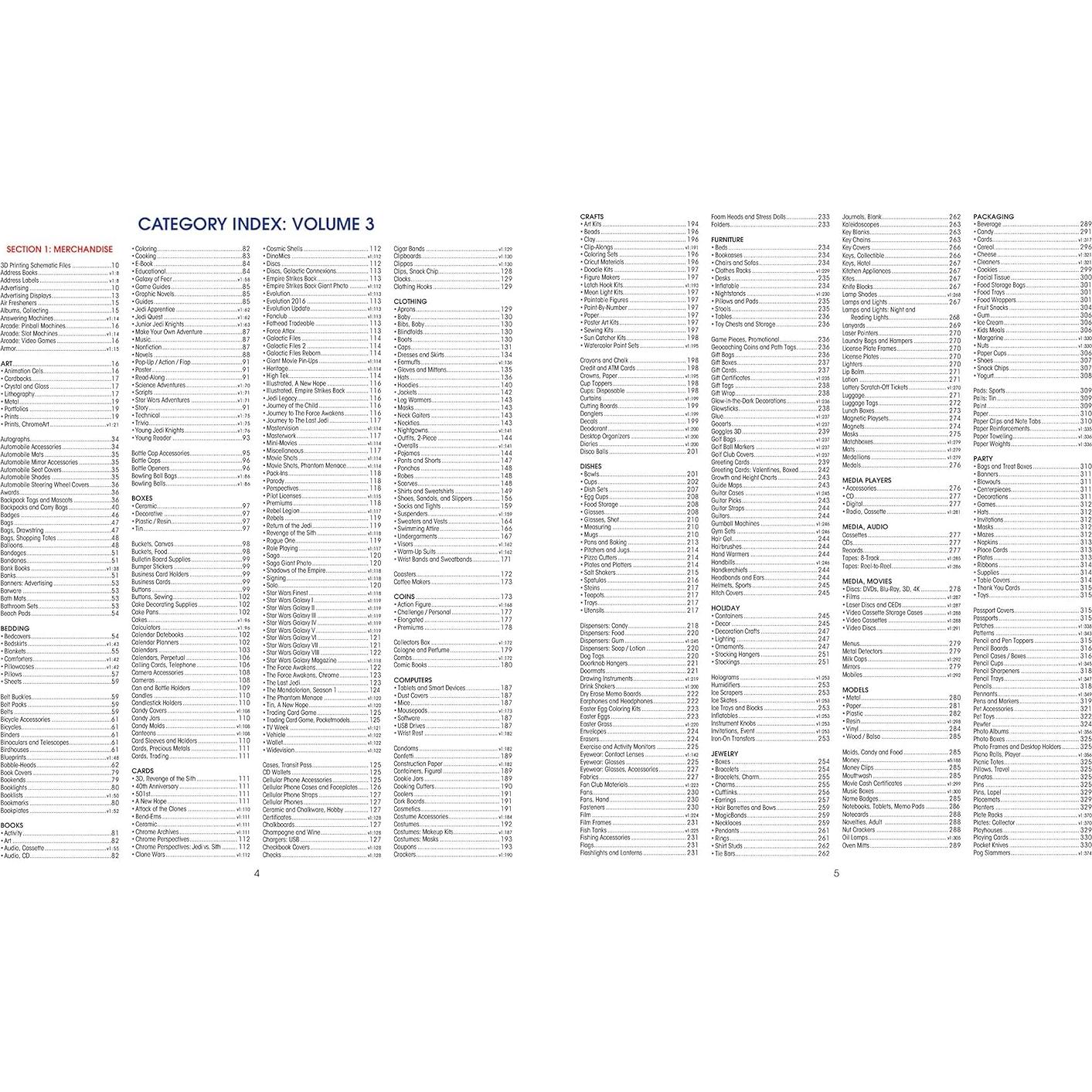 Star Wars Super Collector's Wish Book, Vol. 3: Merchandise, Collectibles, Toys, 2011–2022