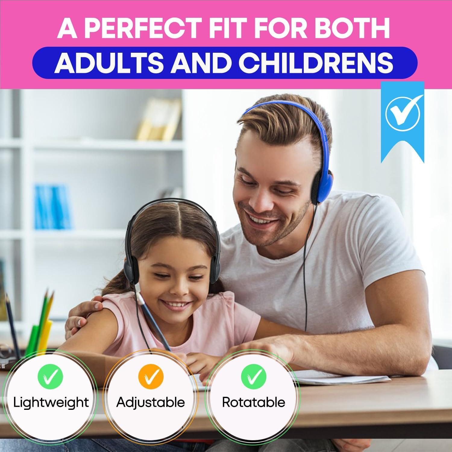 Auriculares con Cable MKDTNJT HTC002 Paquete de 10 Niños