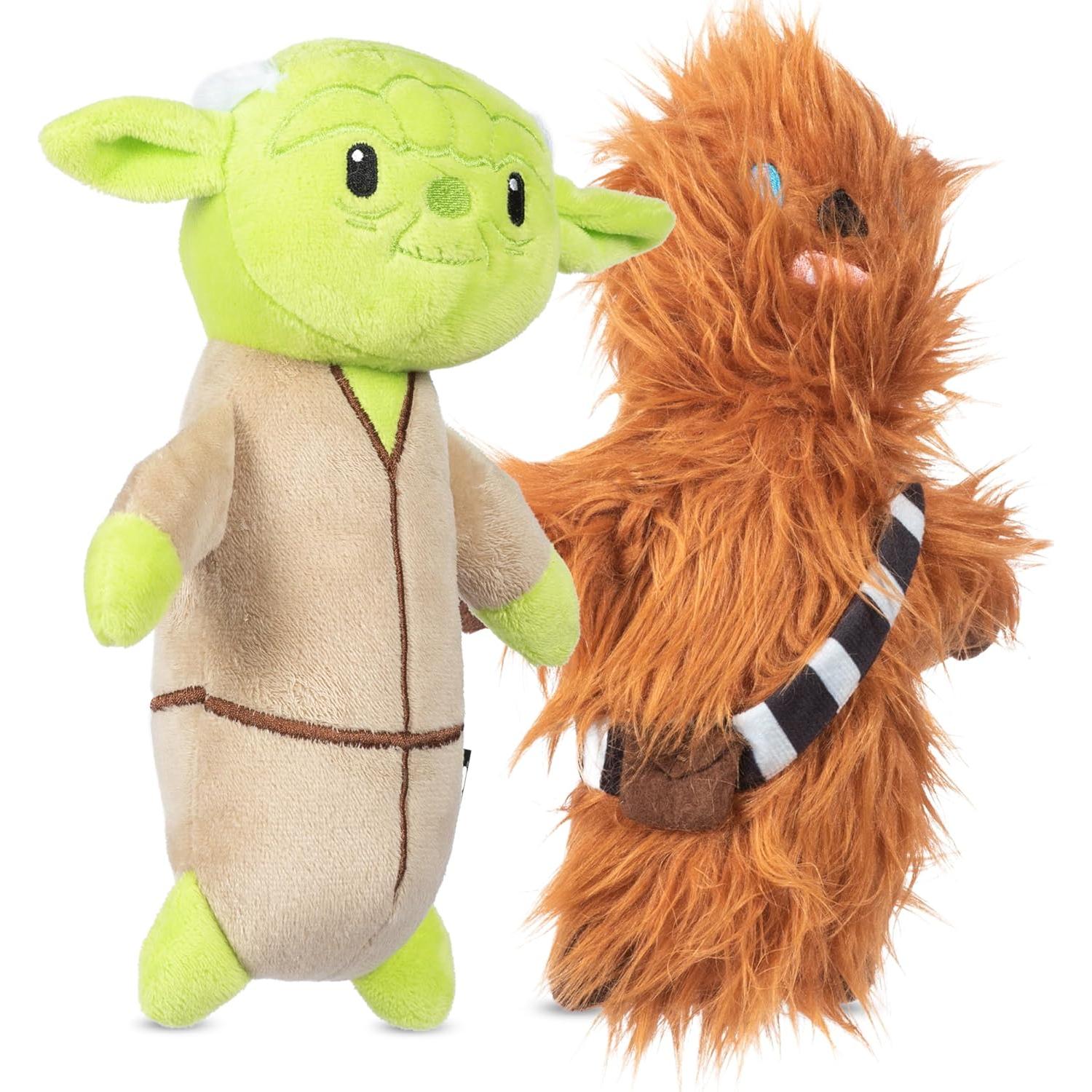 Juguetes para Perros Star Wars 2 Piezas Yoda Chewbacca