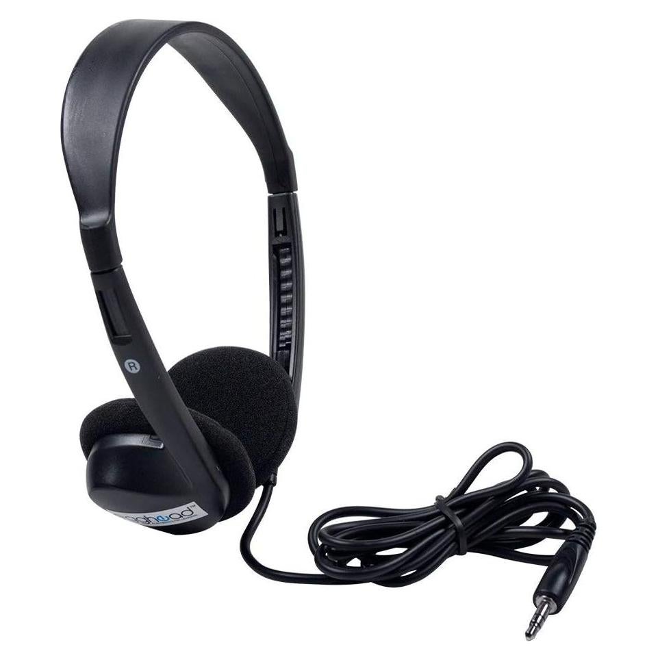 Auriculares Estéreo Egghead Over-Ear para Niños 1.3m Negro