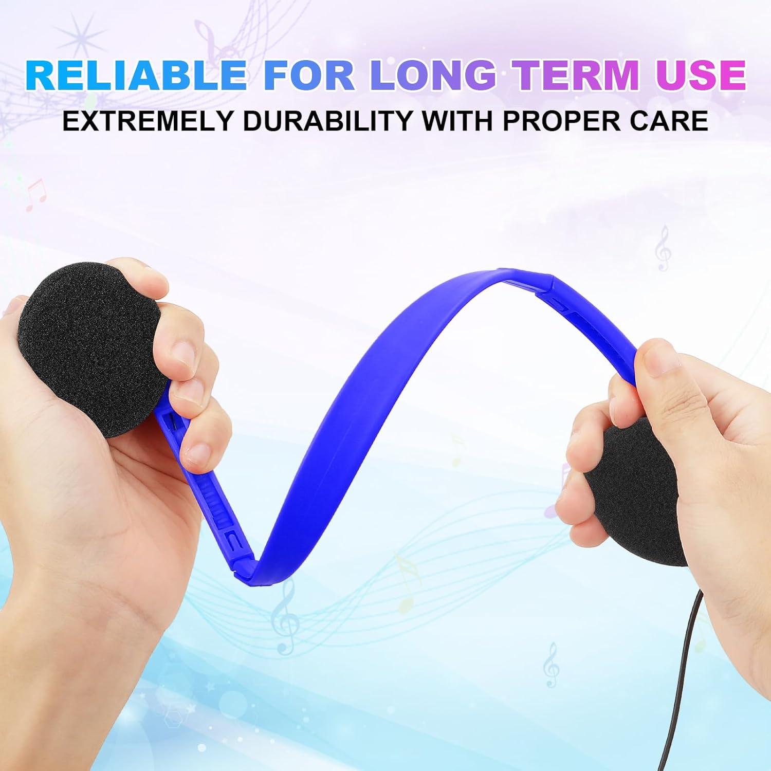 Auriculares Wensdo para Niños - Paquete de 8 Colores Mezclados