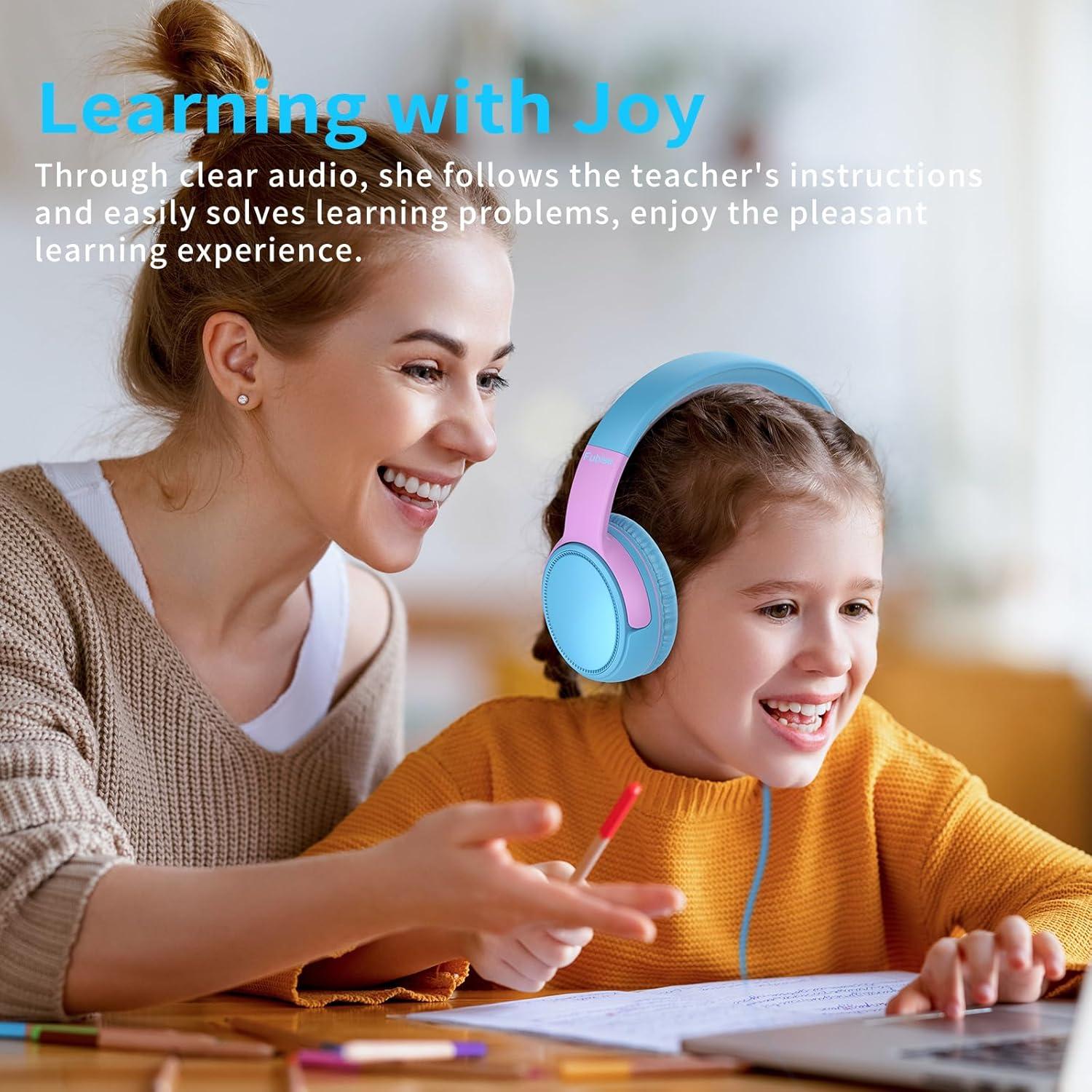 Auriculares para Niños Fubise con Micrófono y Limitador de Volumen