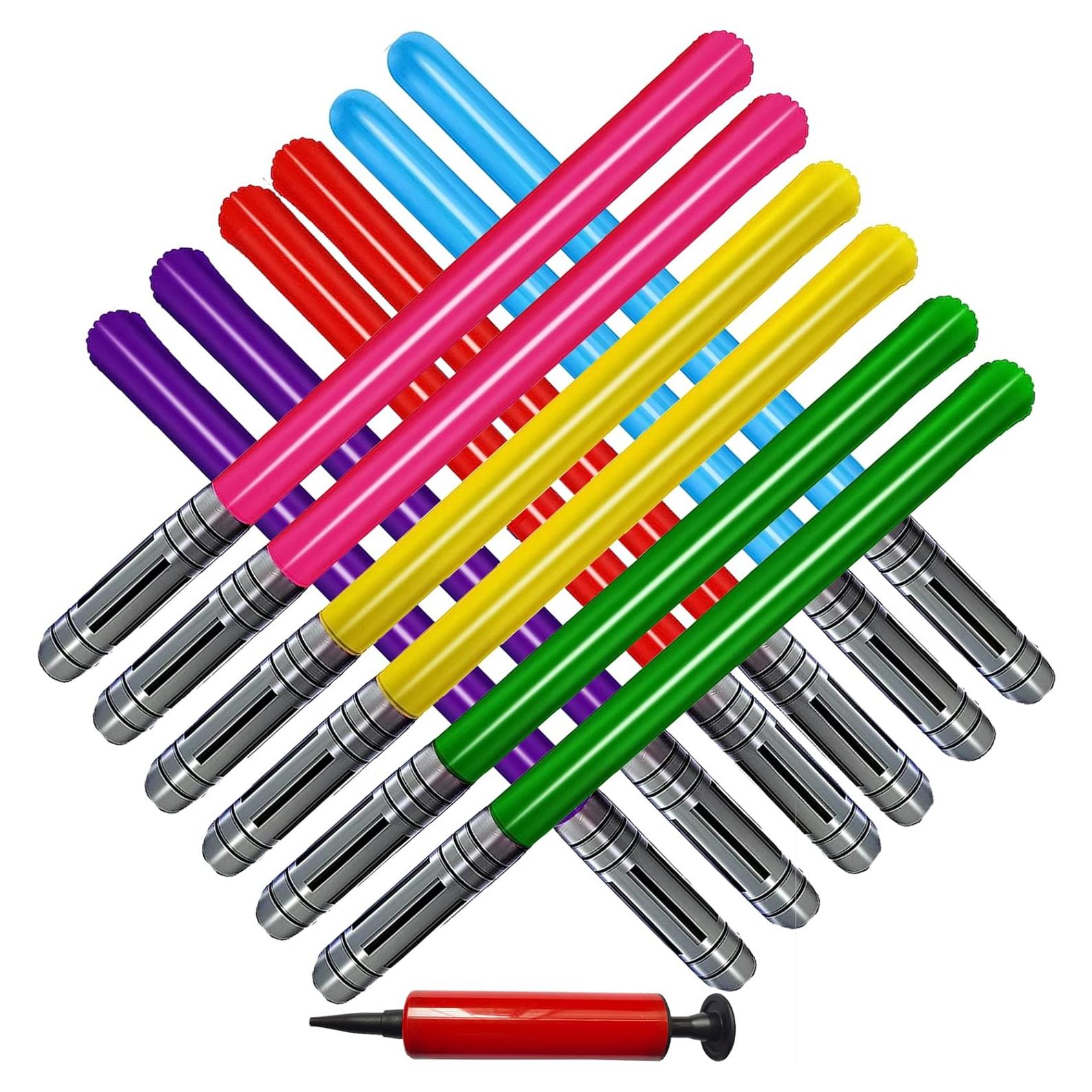 Juego de 13 Espadas de Luz Inflables Smilixin 78,74 cm