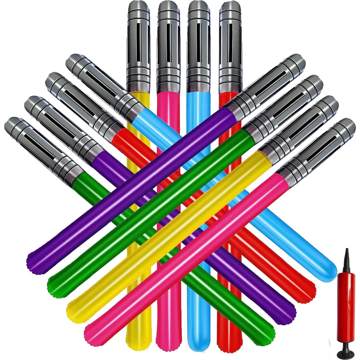 Juego de 13 Espadas de Luz Inflables Smilixin 78,74 cm